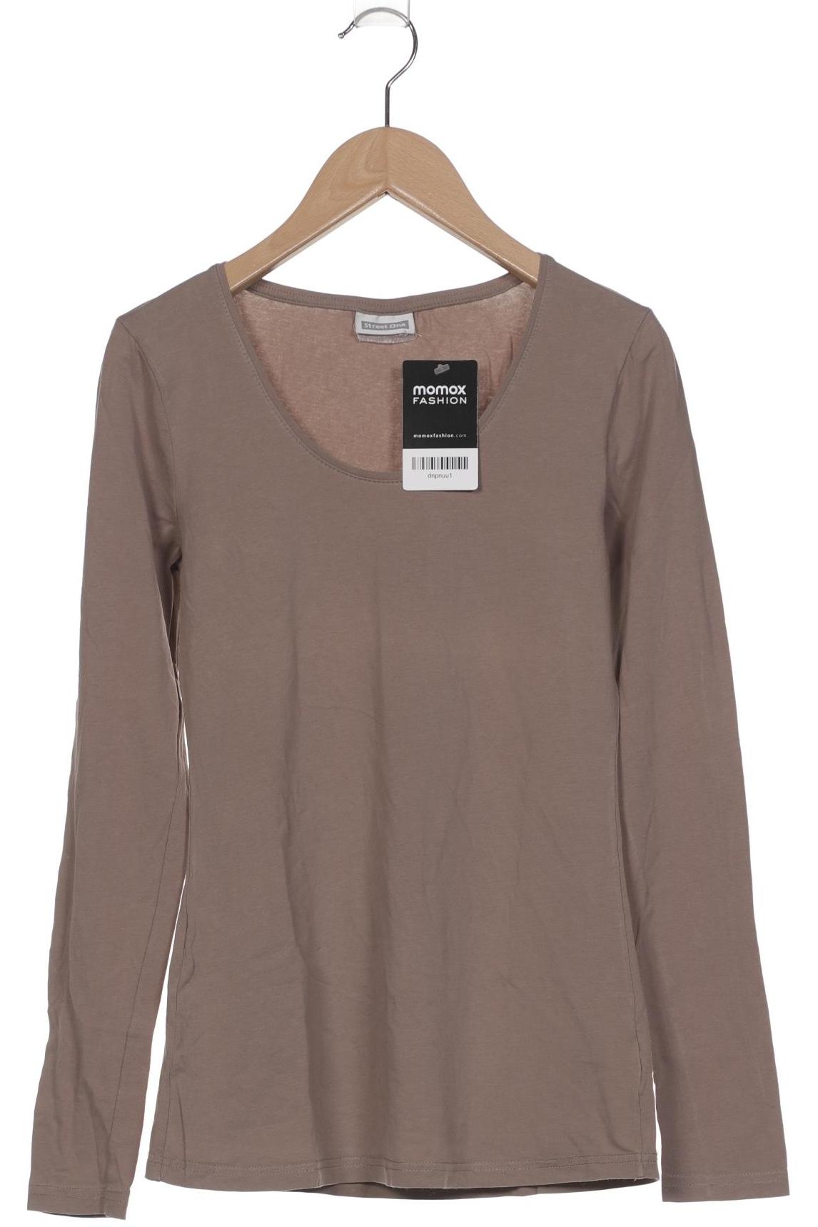 

Street One Damen Langarmshirt, braun, Gr. 36