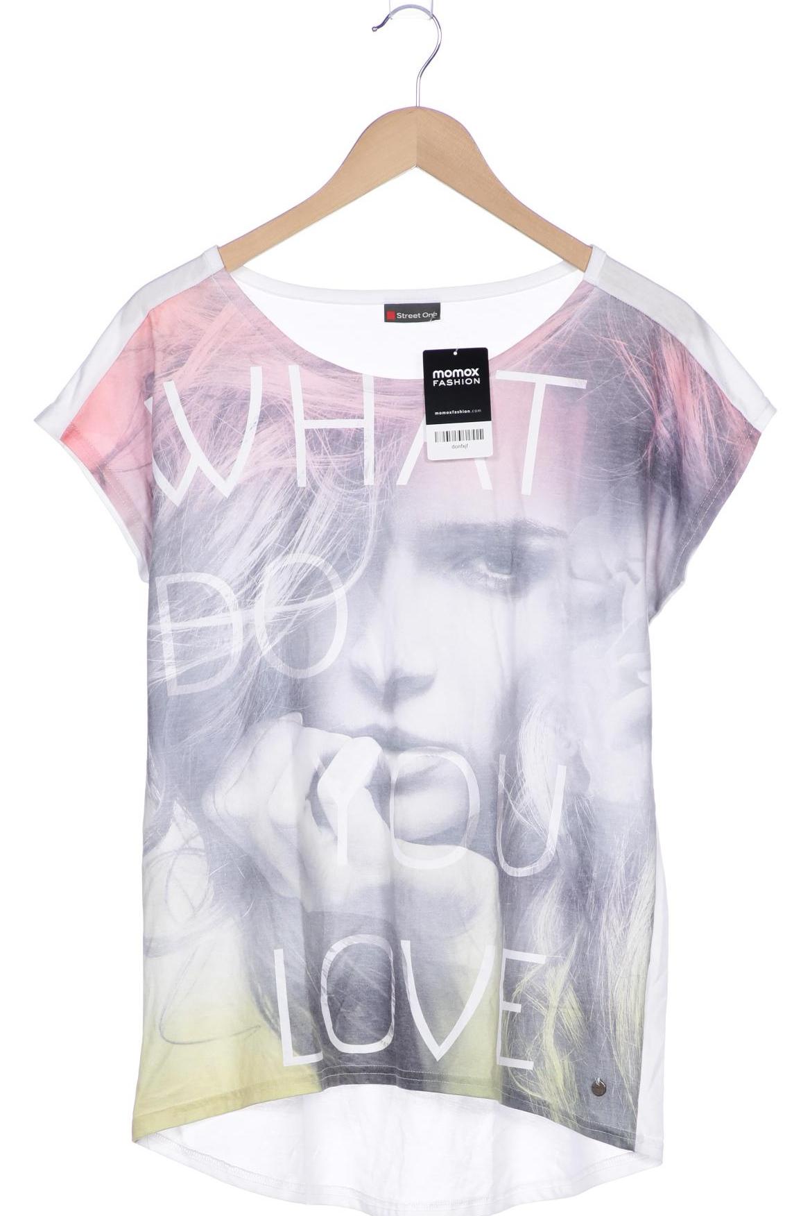 

Street One Damen T-Shirt, weiß, Gr. 40