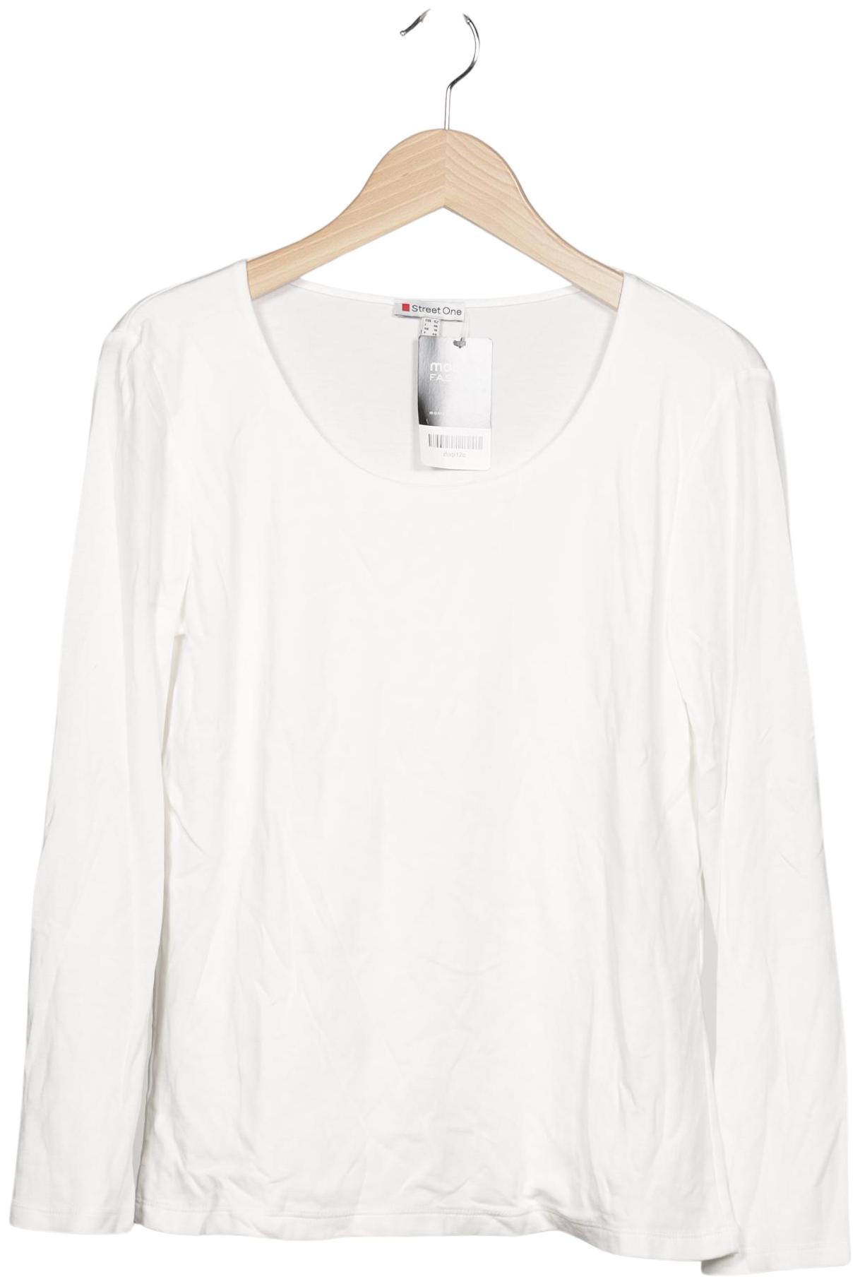 

Street One Damen Langarmshirt, weiß, Gr. 42