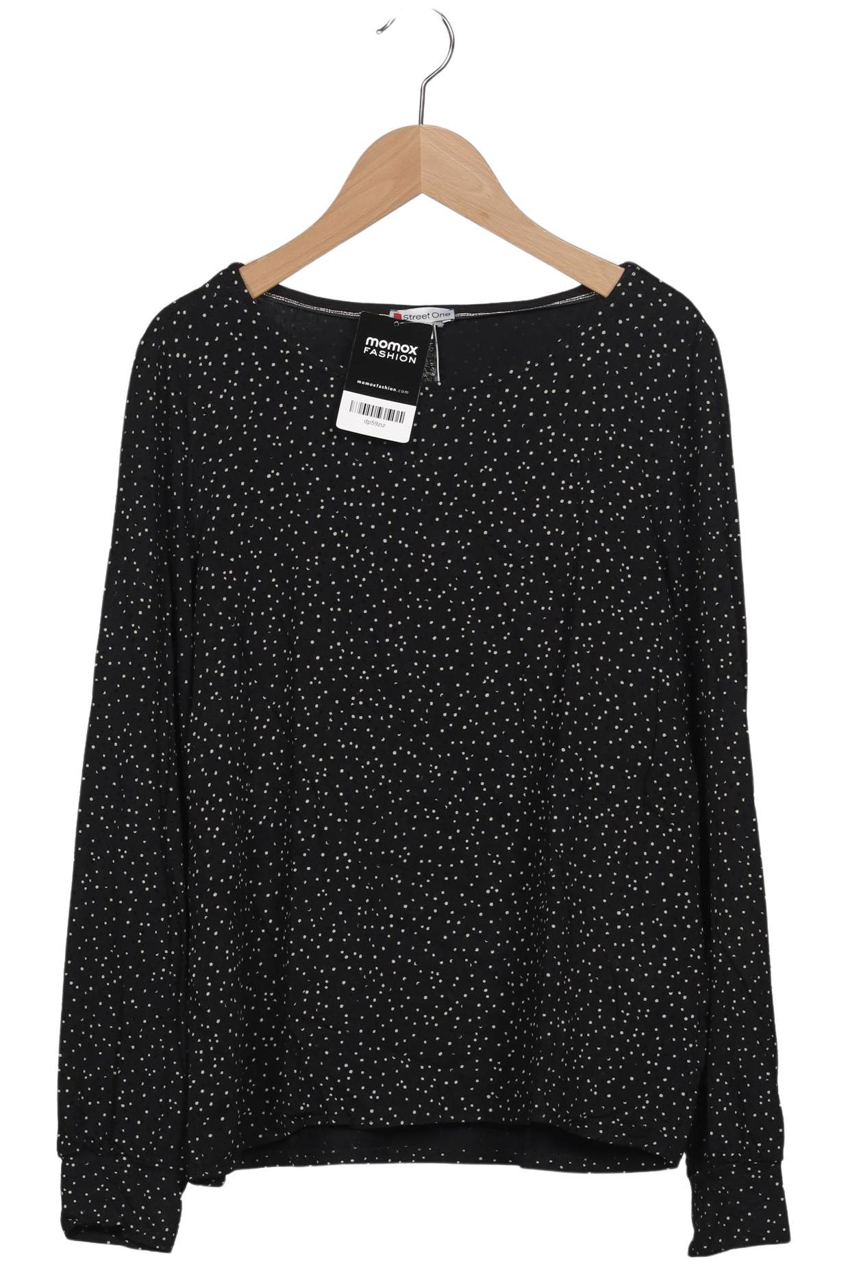 

Street One Damen Langarmshirt, schwarz, Gr. 38