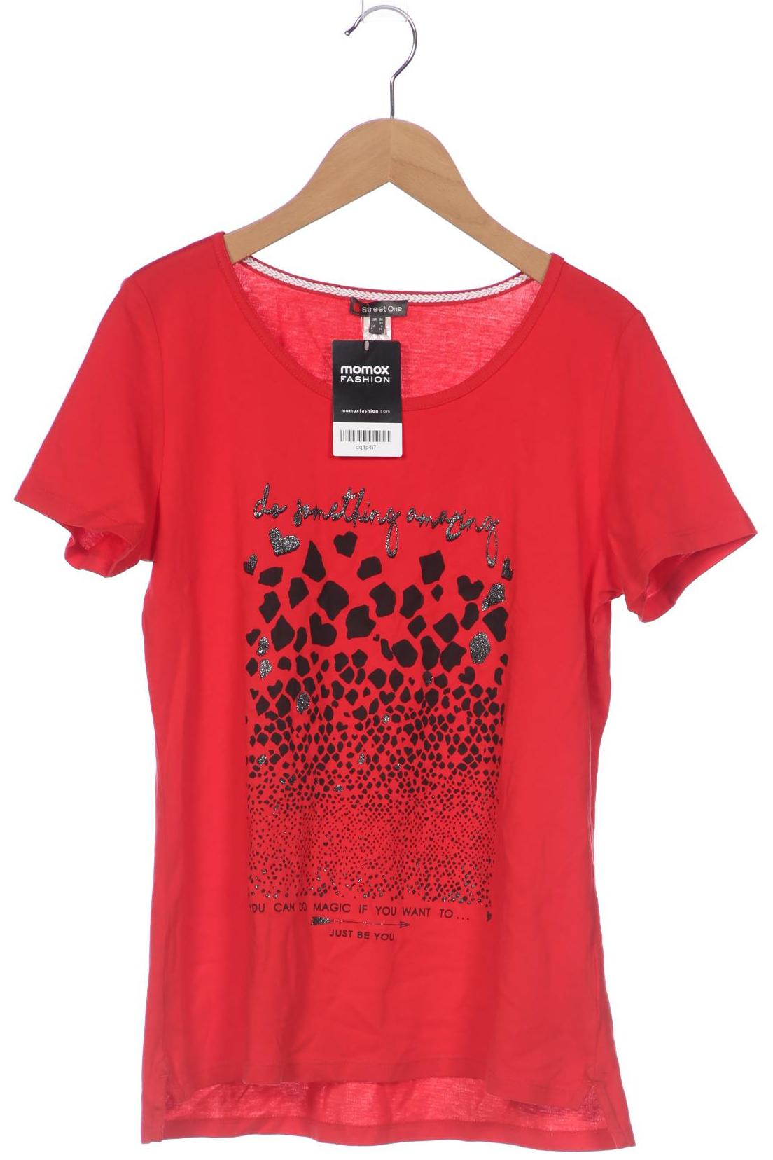 

Street One Damen T-Shirt, rot, Gr. 34