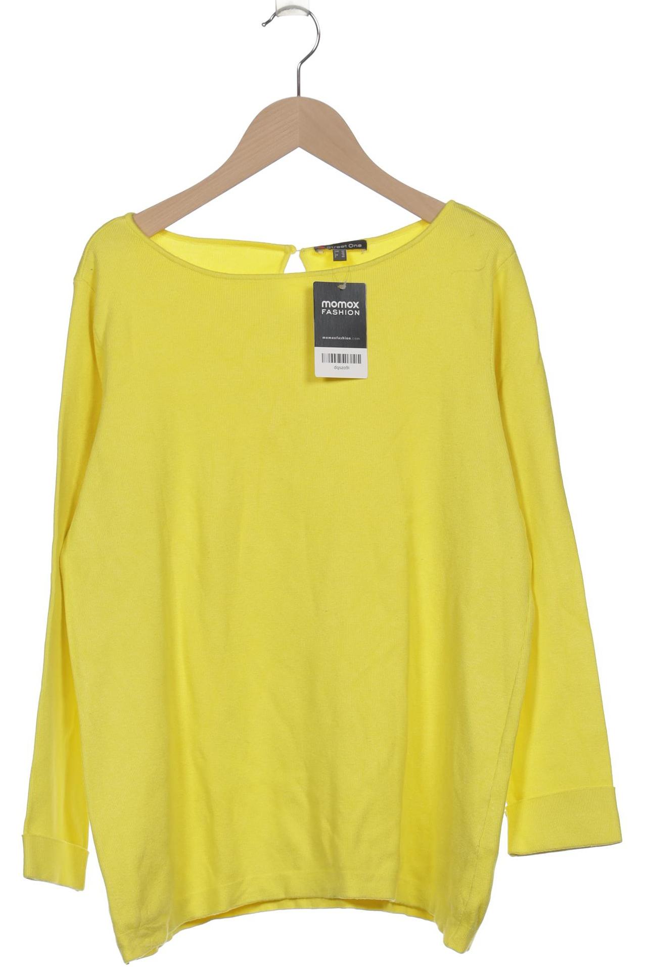 

Street One Damen Pullover, gelb, Gr. 42