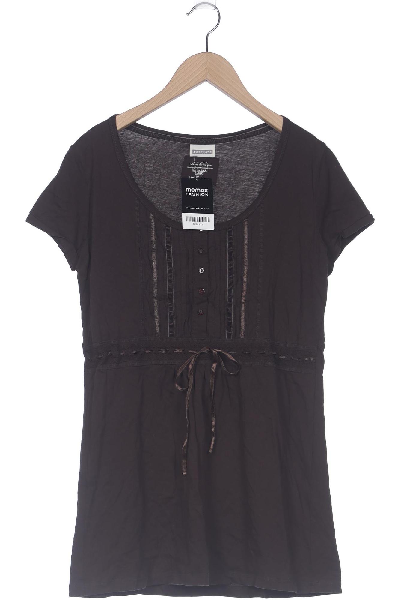 

Street One Damen T-Shirt, braun, Gr. 42