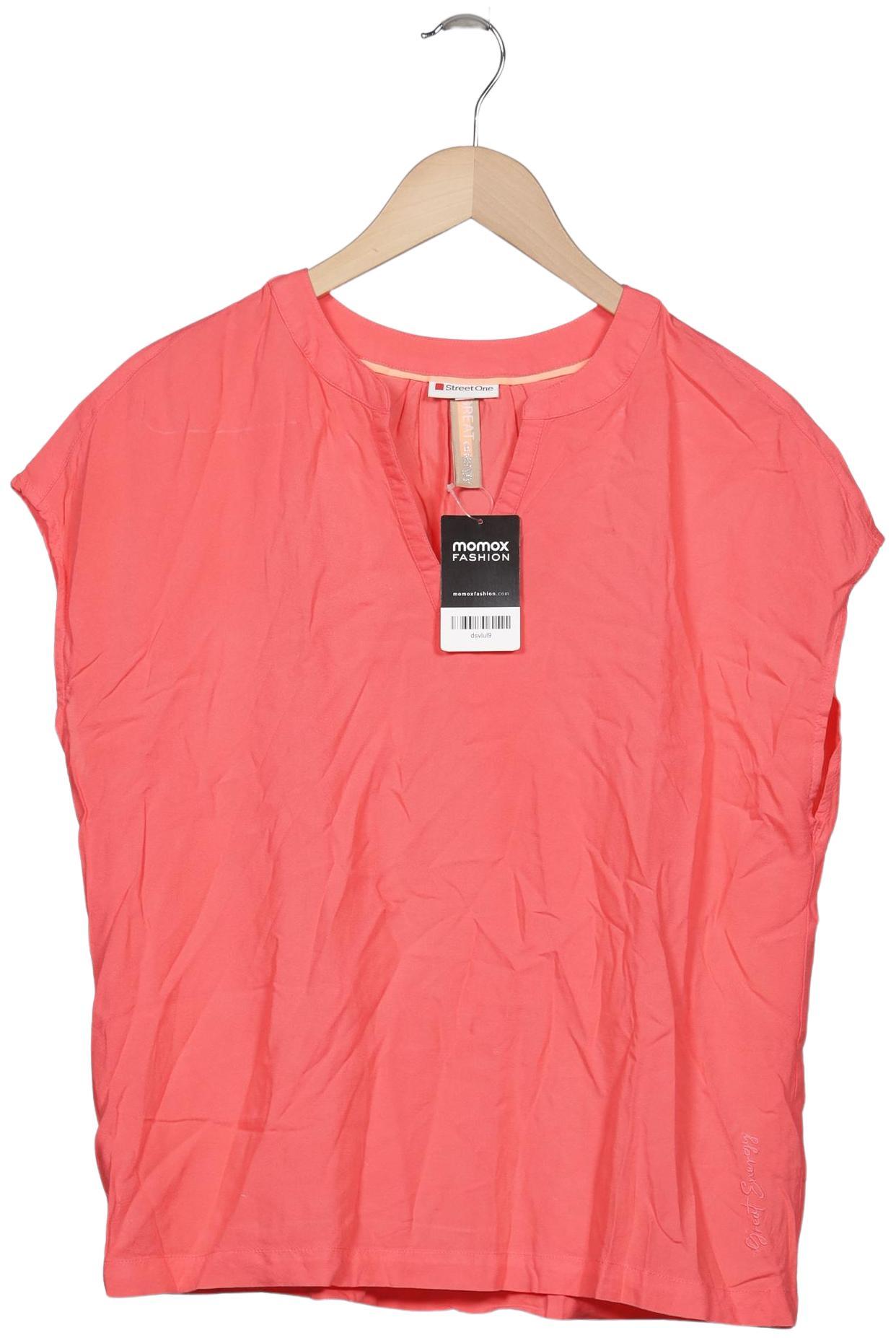 

Street One Damen Bluse, rot, Gr. 40