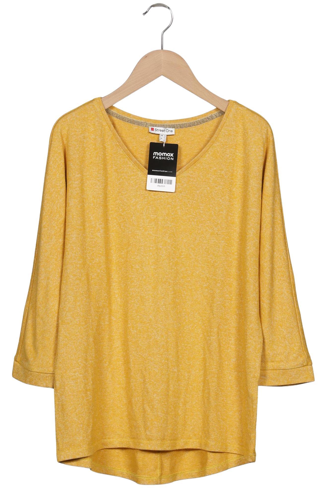 

Street One Damen Pullover, gelb, Gr. 38