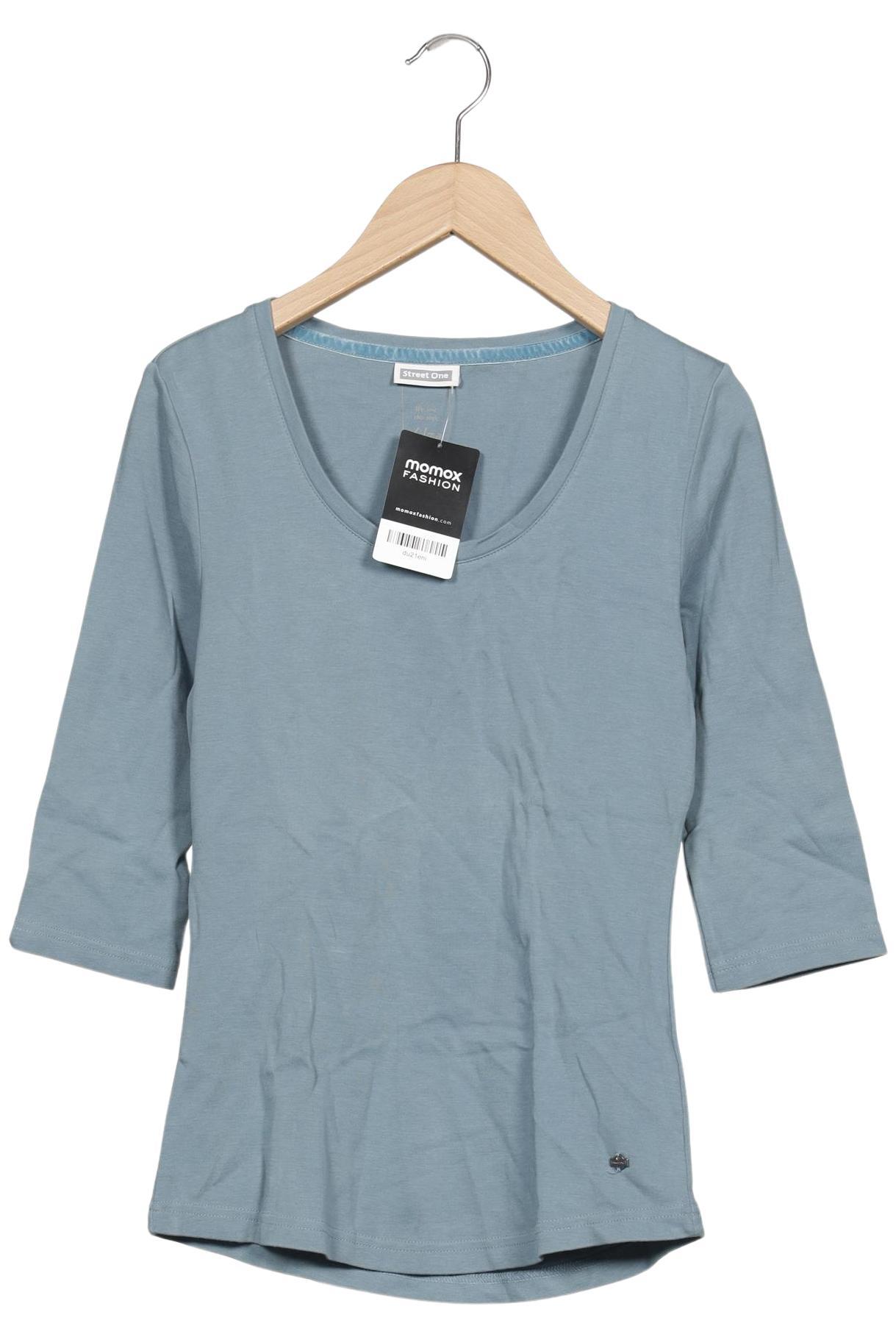 

Street One Damen Langarmshirt, hellblau, Gr. 36