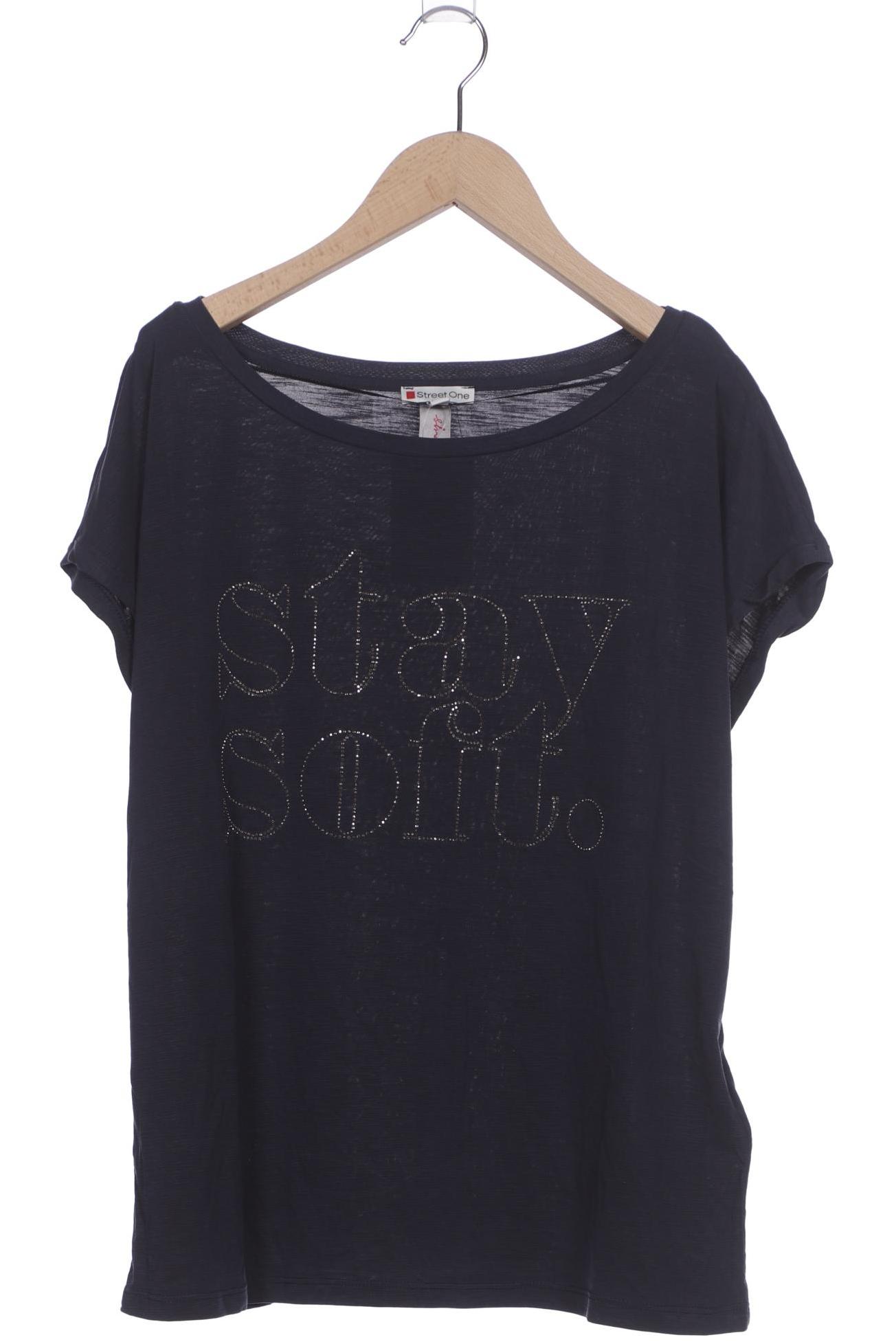 

Street One Damen T-Shirt, marineblau, Gr. 36