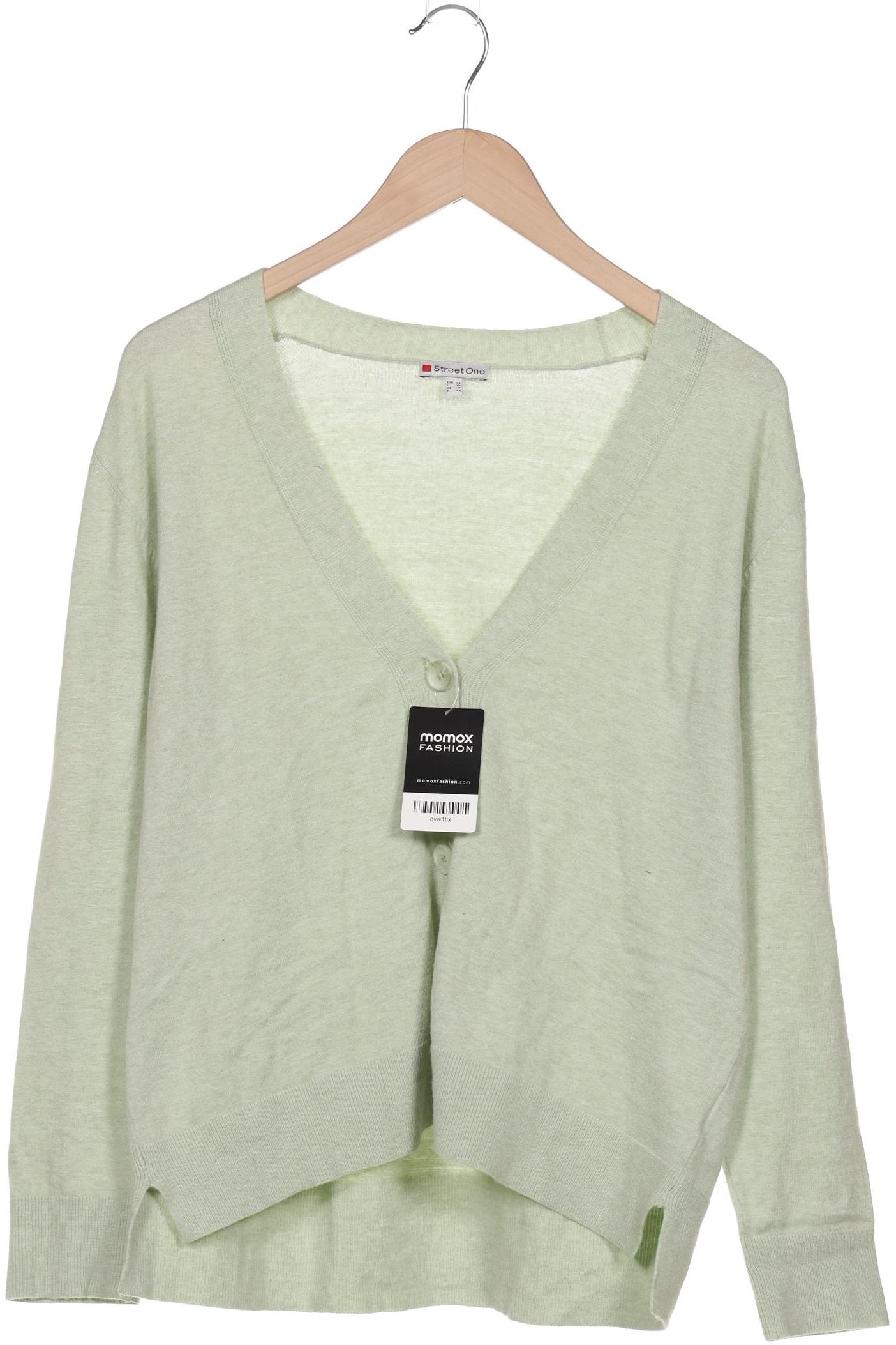 

Street One Damen Strickjacke, hellgrün, Gr. 38