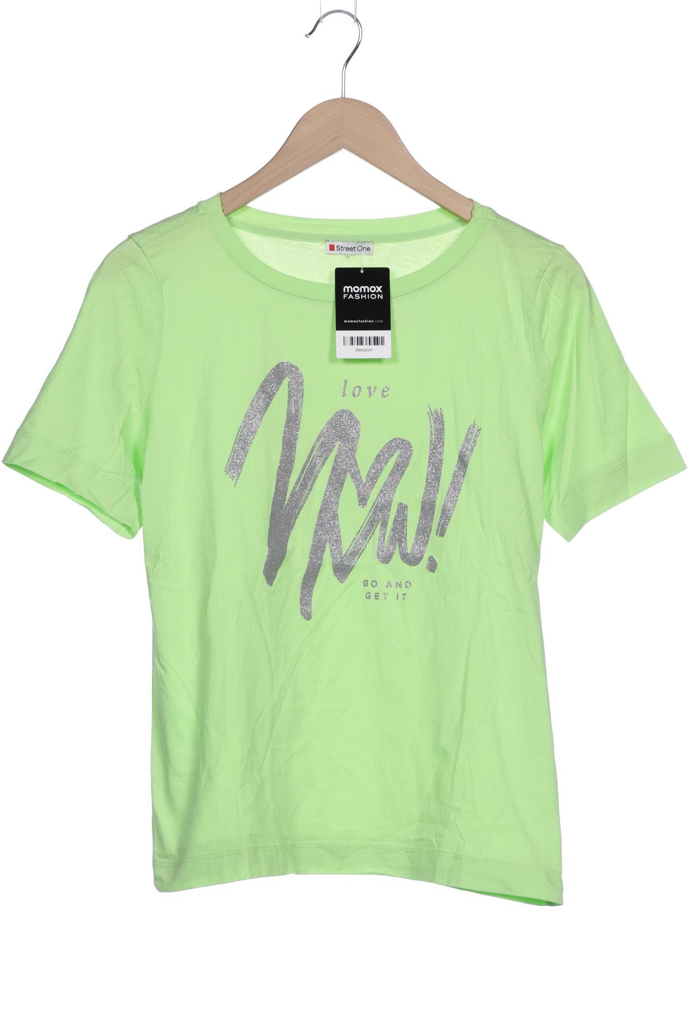 

Street One Damen T-Shirt, hellgrün, Gr. 38