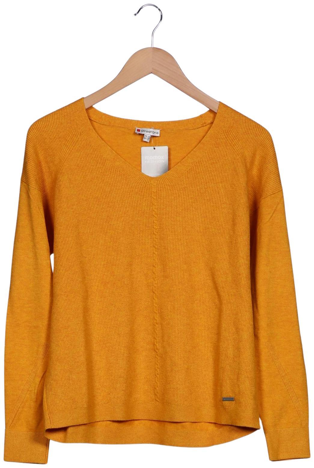 

Street One Damen Pullover, gelb, Gr. 38