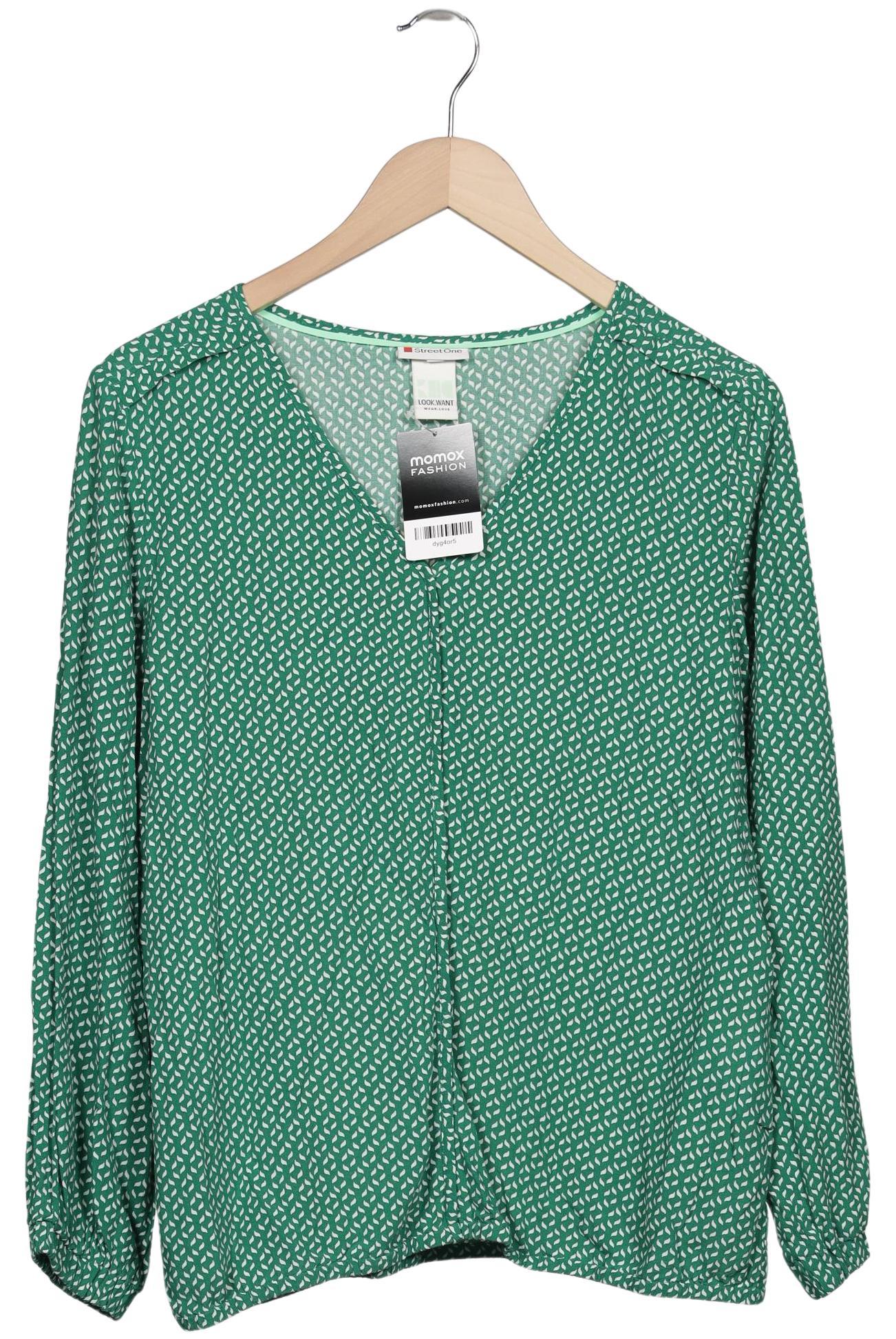 

Street One Damen Bluse, türkis, Gr. 40
