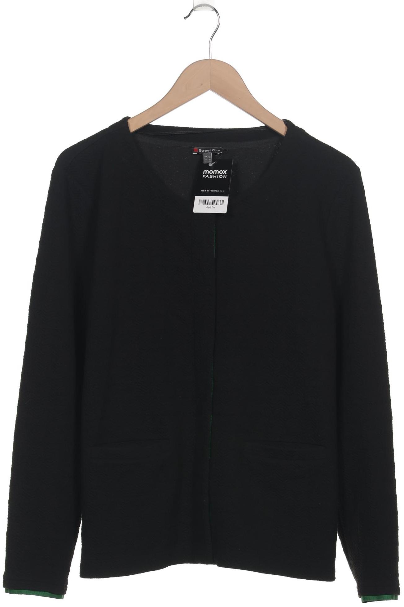 

Street One Damen Strickjacke, schwarz, Gr. 44