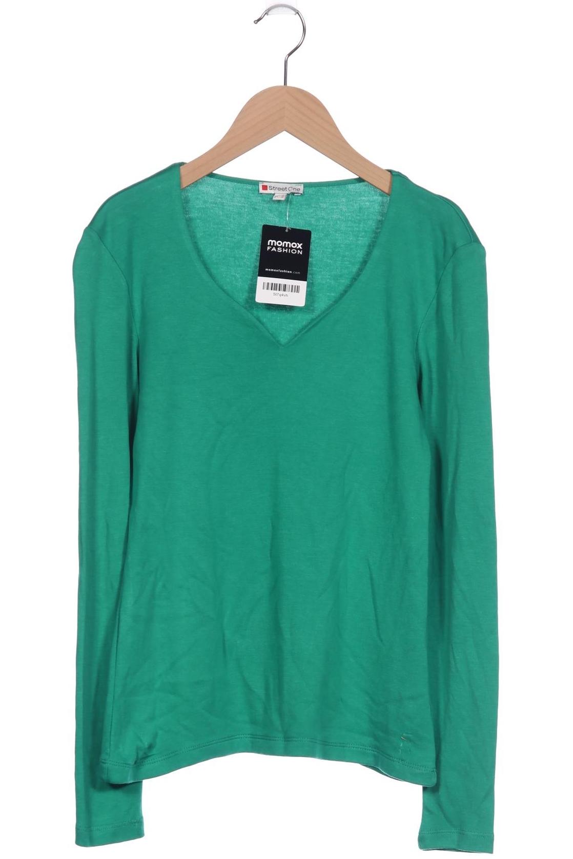 

Street One Damen Langarmshirt, grün, Gr. 36