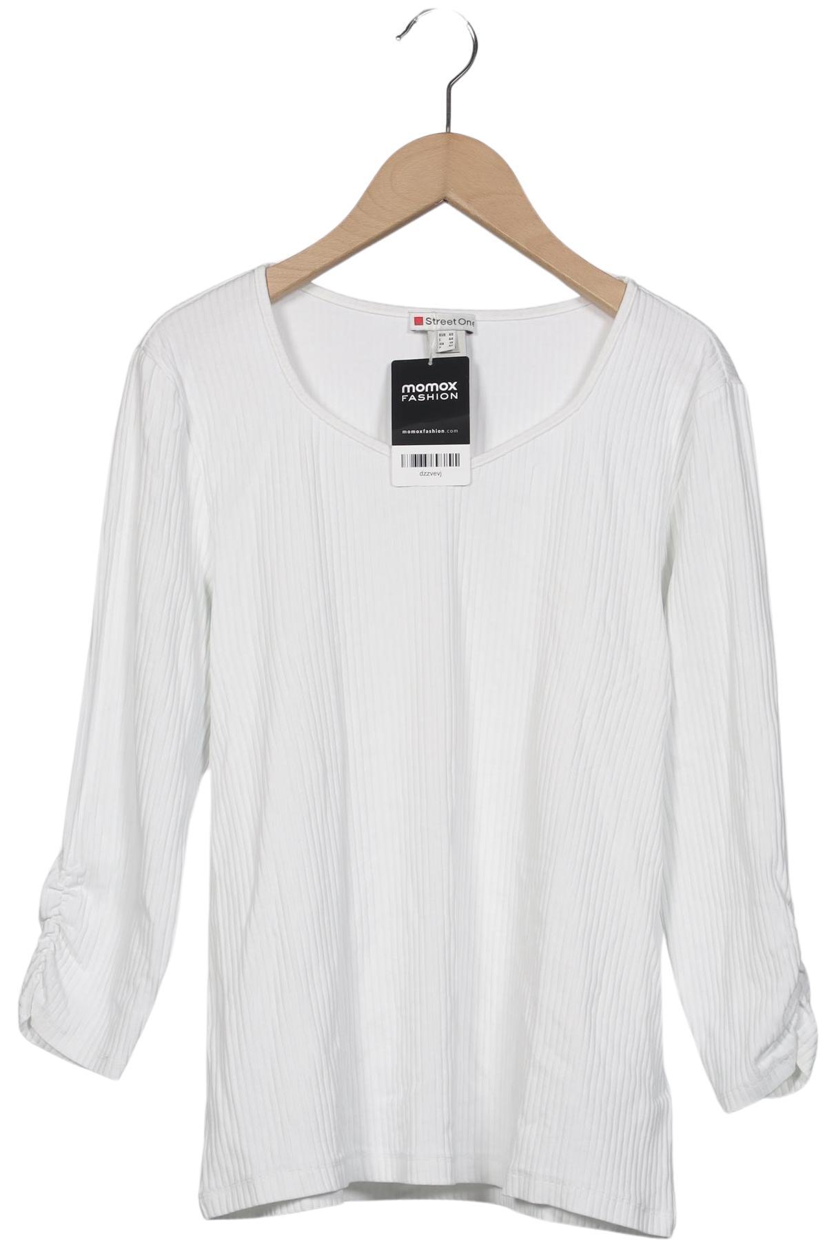

Street One Damen Langarmshirt, weiß, Gr. 40