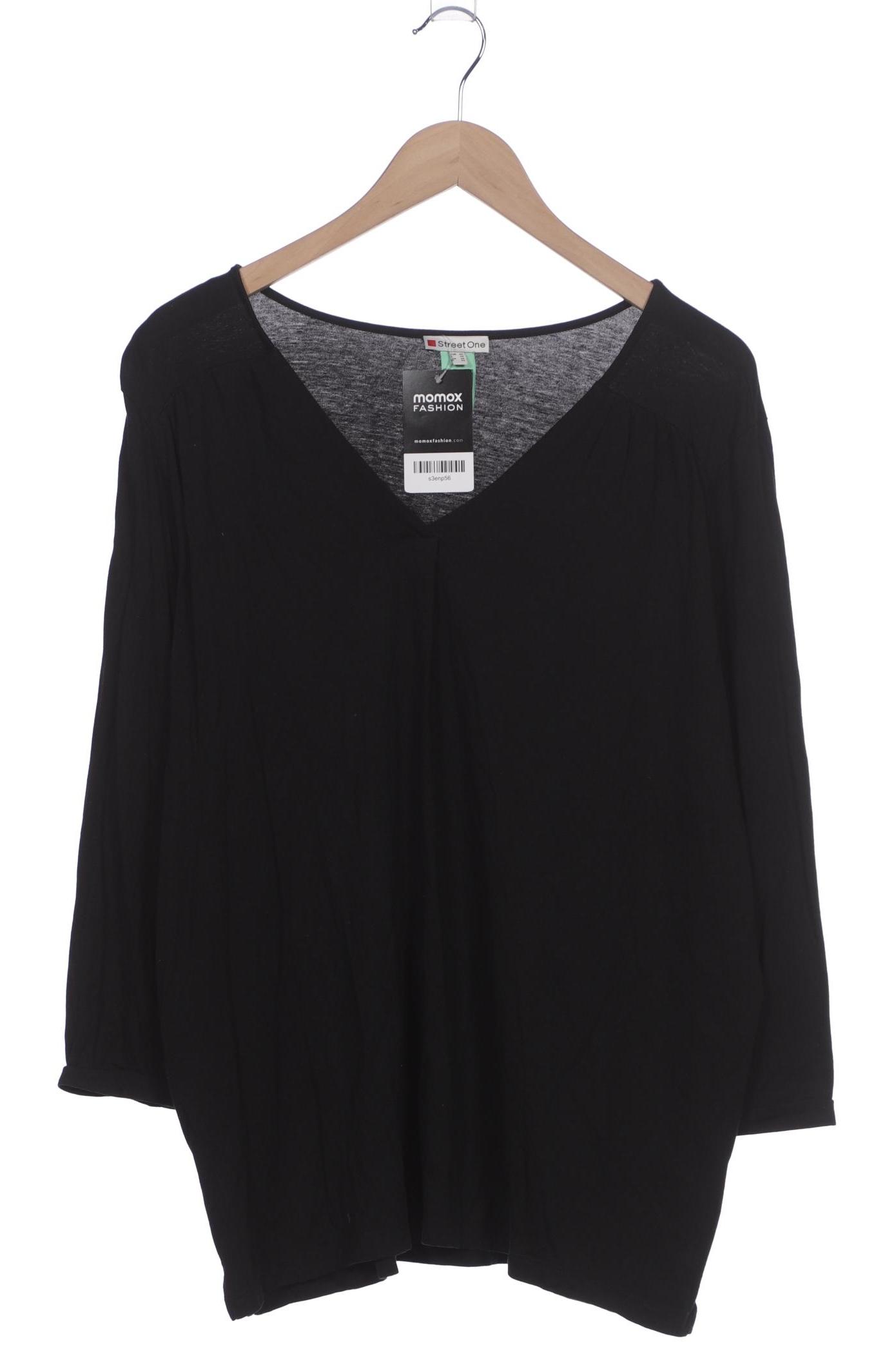 

Street One Damen Langarmshirt, schwarz, Gr. 46