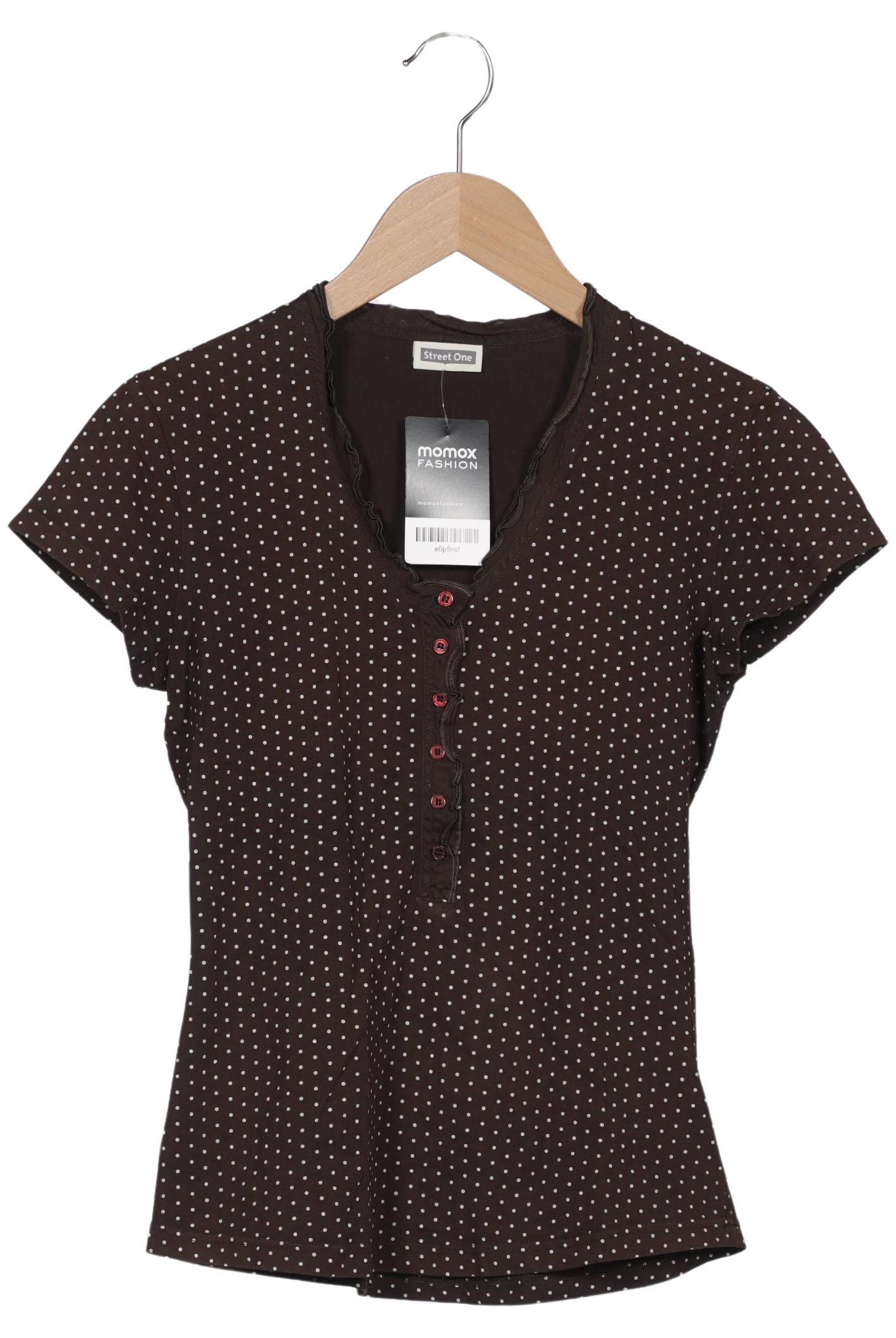 

Street One Damen T-Shirt, braun, Gr. 38