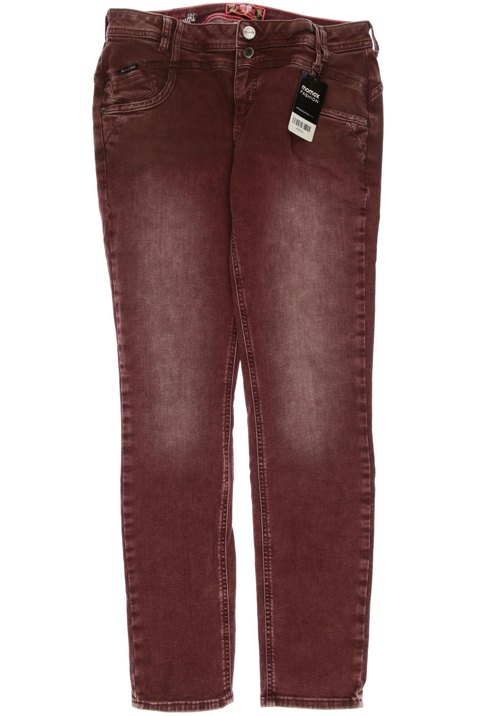 

Street One Damen Jeans, bordeaux