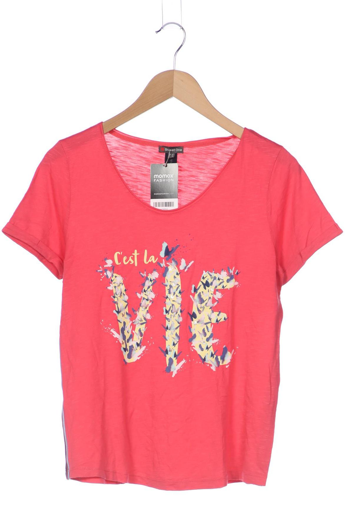 

Street One Damen T-Shirt, pink, Gr. 38
