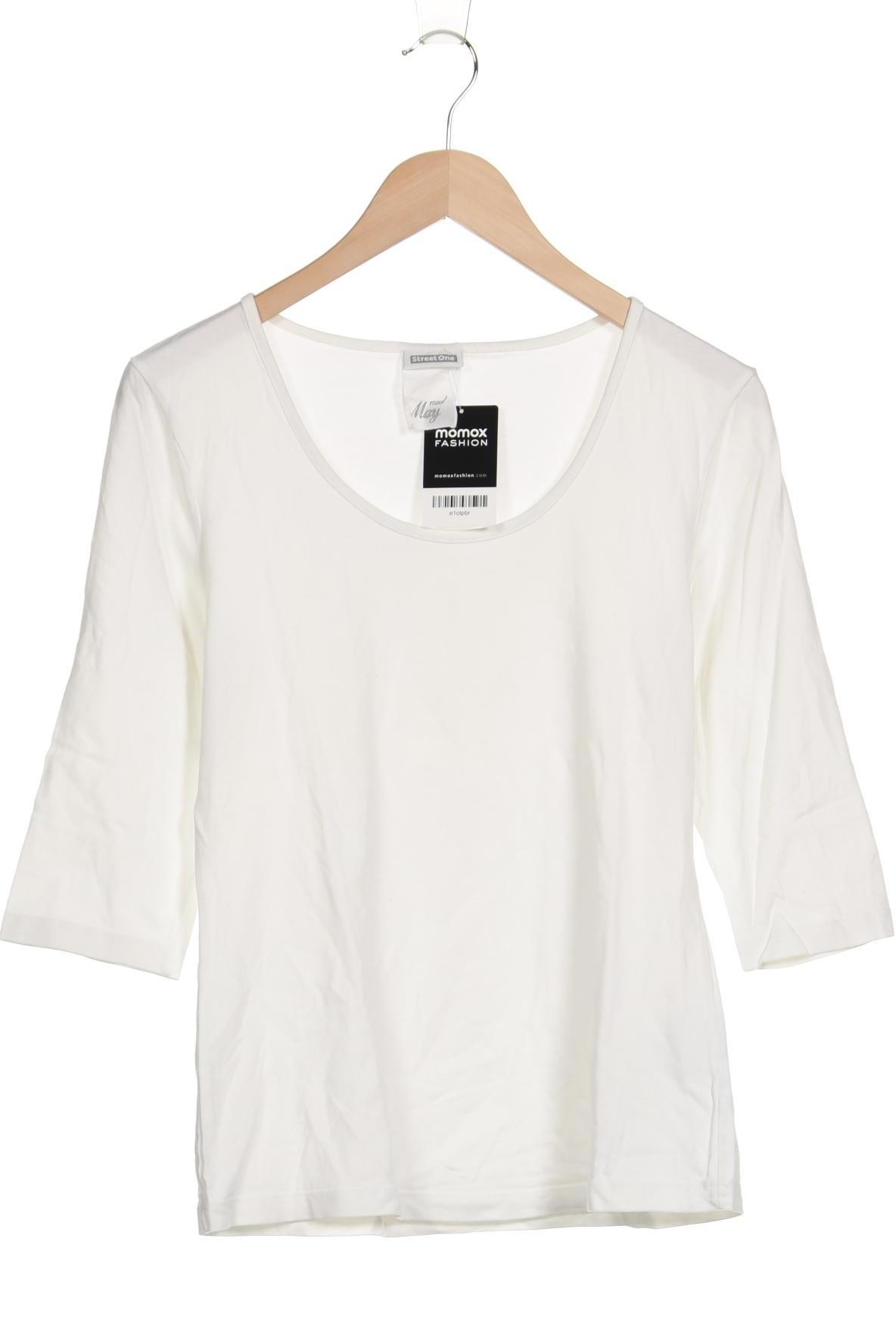 

Street One Damen Langarmshirt, cremeweiß, Gr. 42