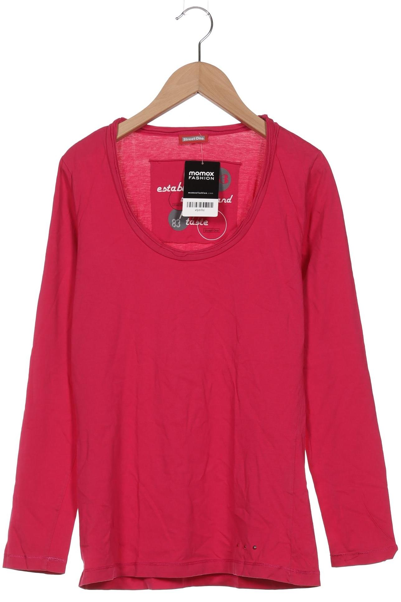 

Street One Damen Langarmshirt, pink, Gr. 40