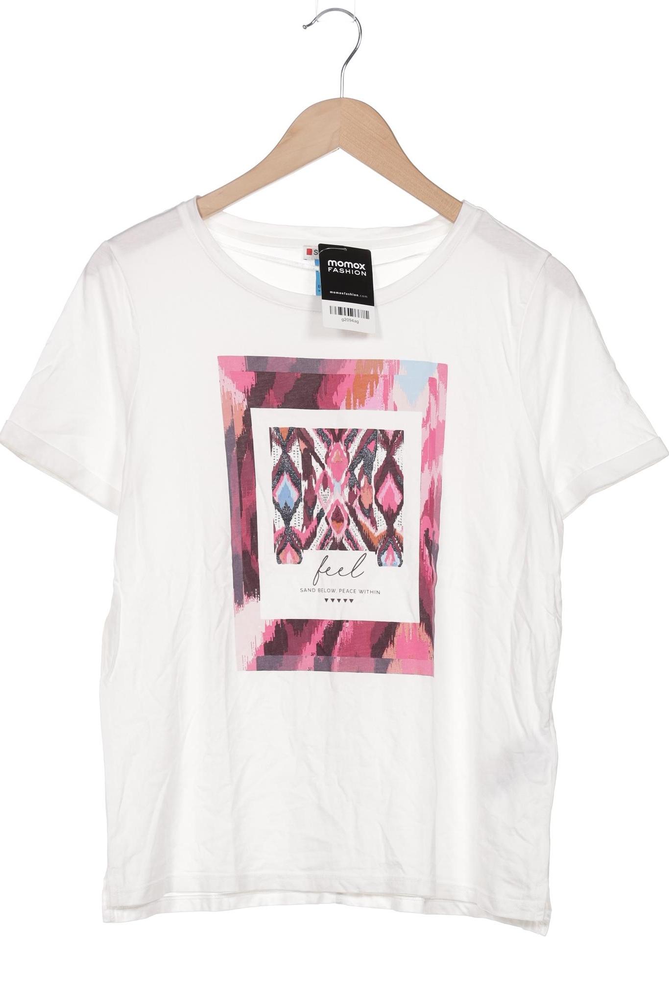 

Street One Damen T-Shirt, weiß, Gr. 38