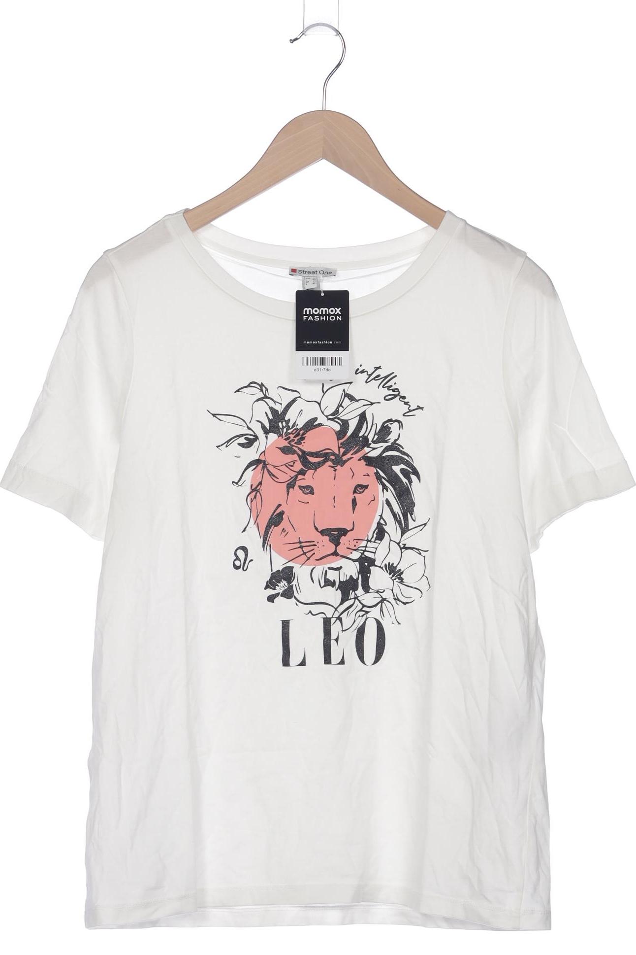 

Street One Damen T-Shirt, weiß, Gr. 40