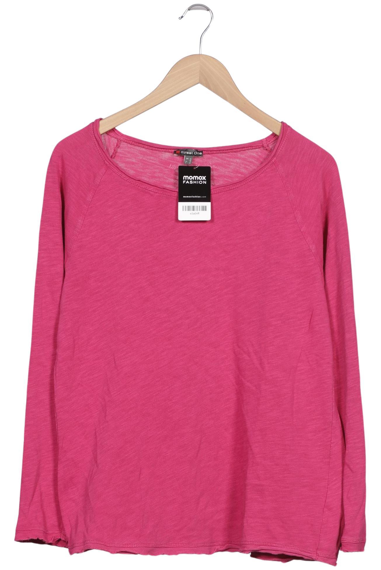 

Street One Damen Langarmshirt, pink, Gr. 42