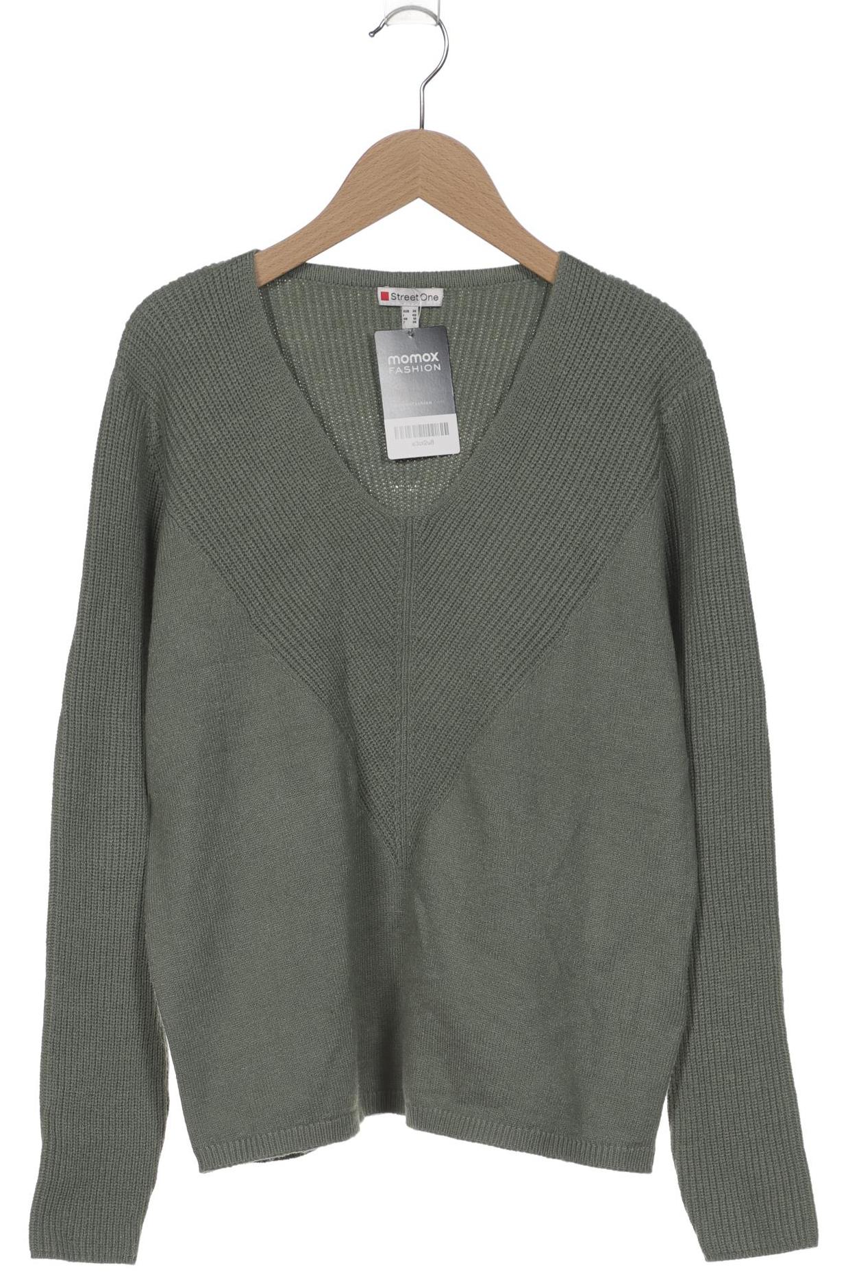 

Street One Damen Pullover, grün, Gr. 36