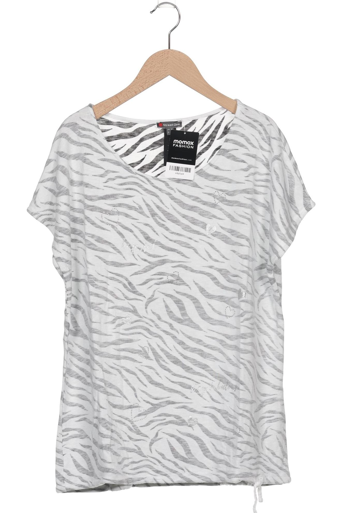 

Street One Damen T-Shirt, weiß, Gr. 42
