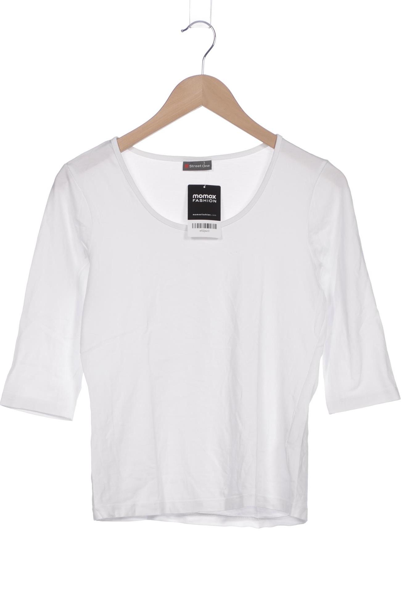 

Street One Damen Langarmshirt, weiß, Gr. 38