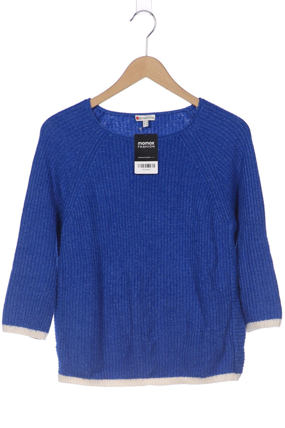

Street One Damen Pullover, blau, Gr. 36