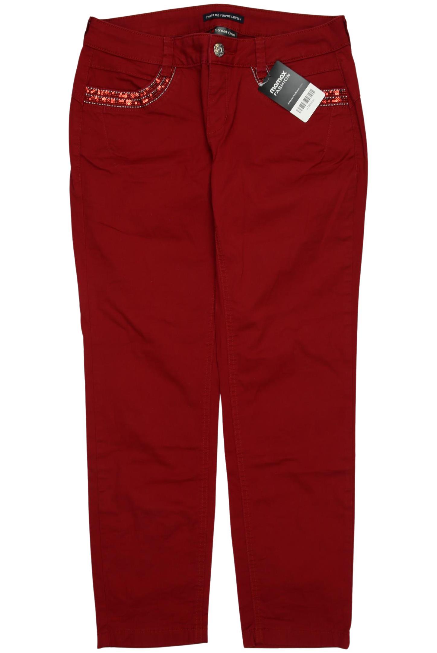 

Street One Damen Stoffhose, rot, Gr. 36