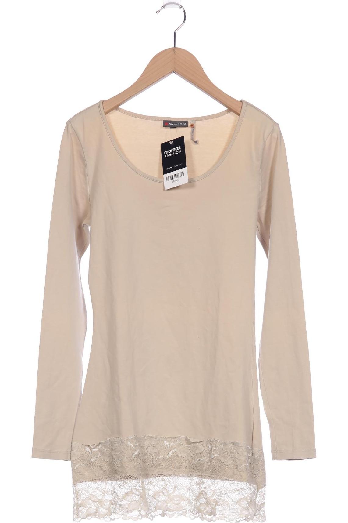 

Street One Damen Langarmshirt, beige, Gr. 34