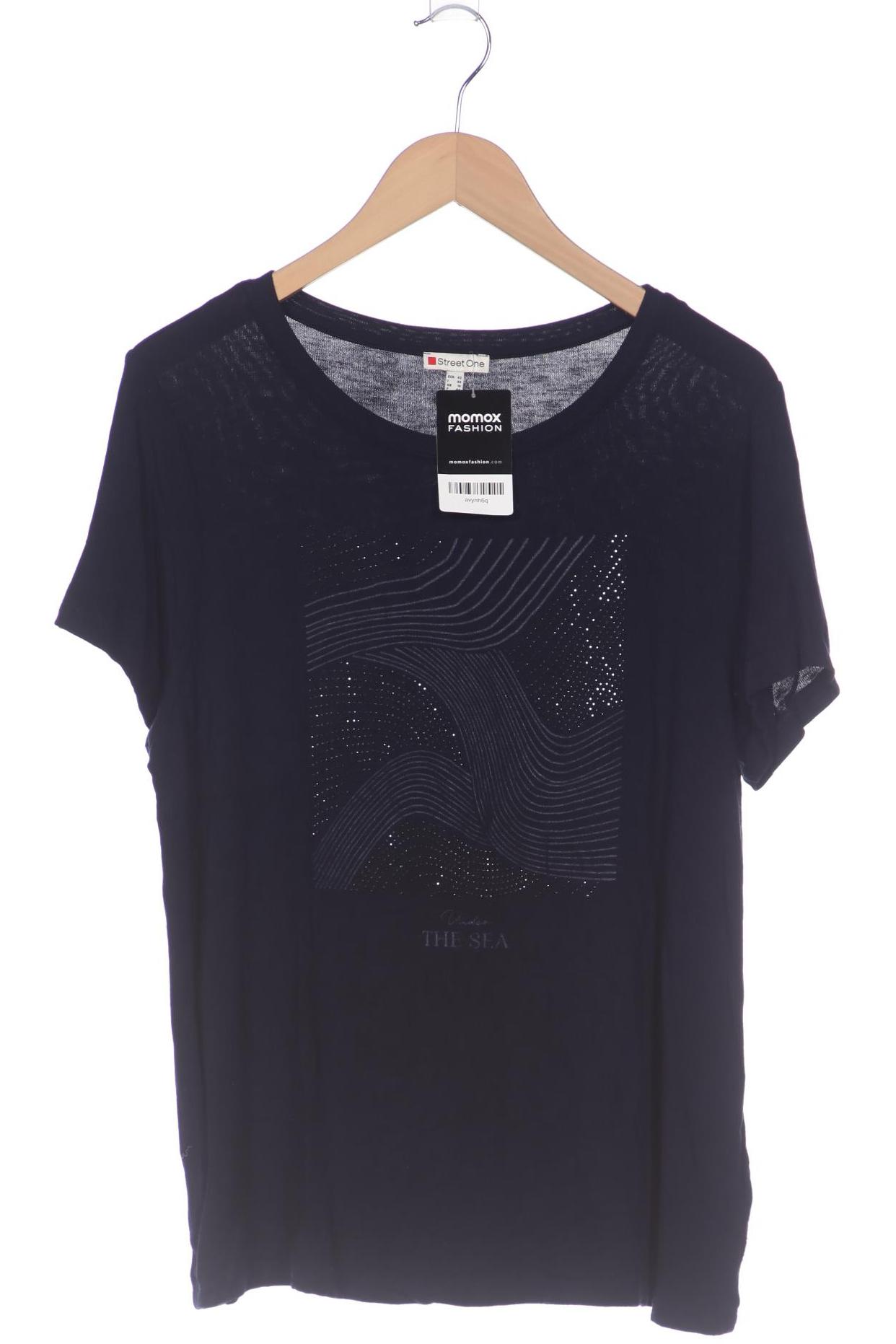 

Street One Damen T-Shirt, marineblau, Gr. 42