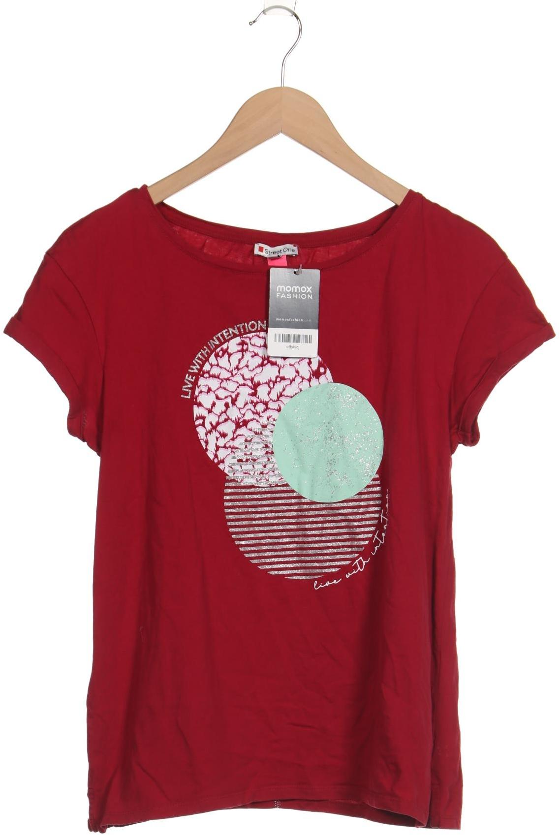 

Street One Damen T-Shirt, rot, Gr. 40