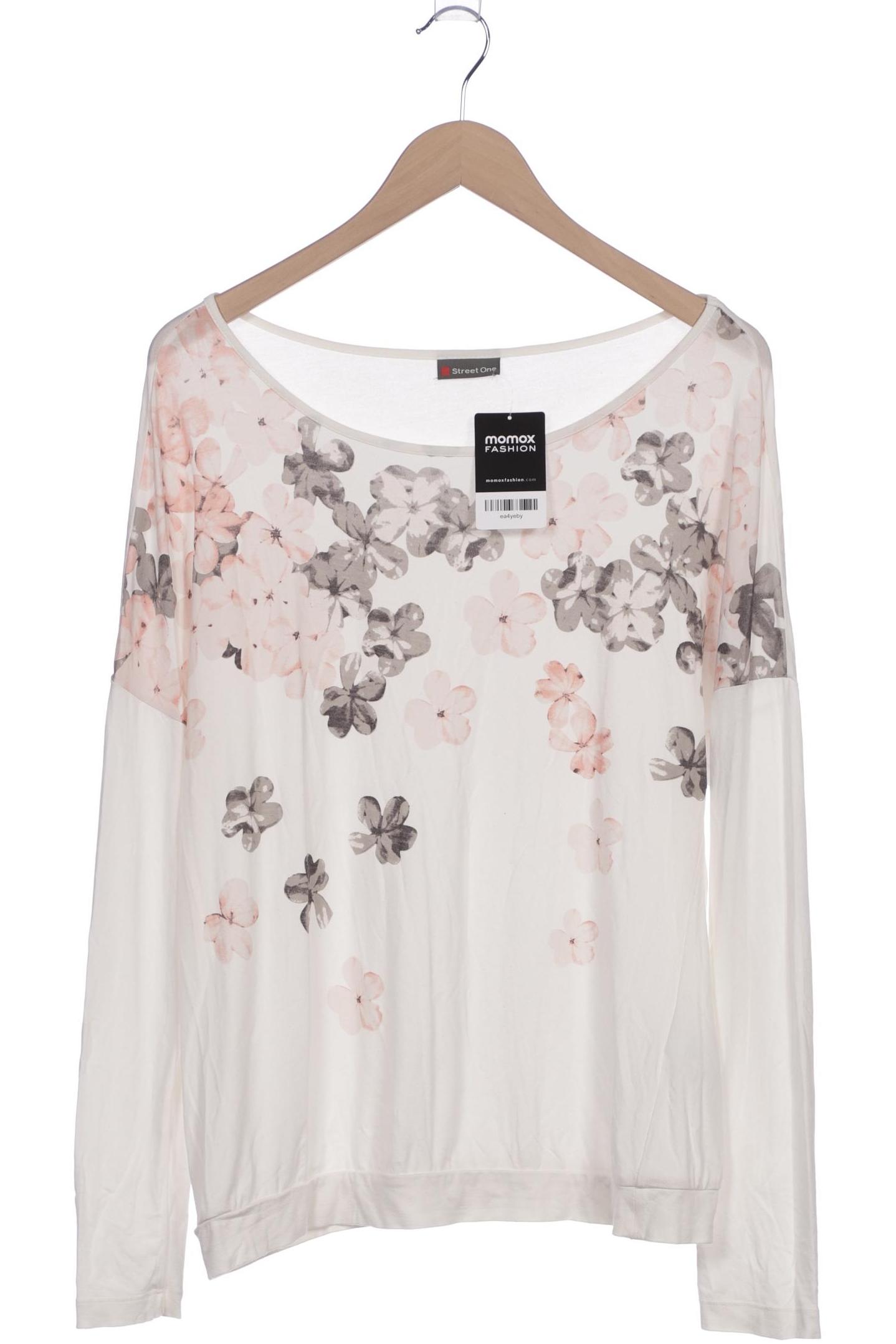 

Street One Damen Langarmshirt, weiß, Gr. 38