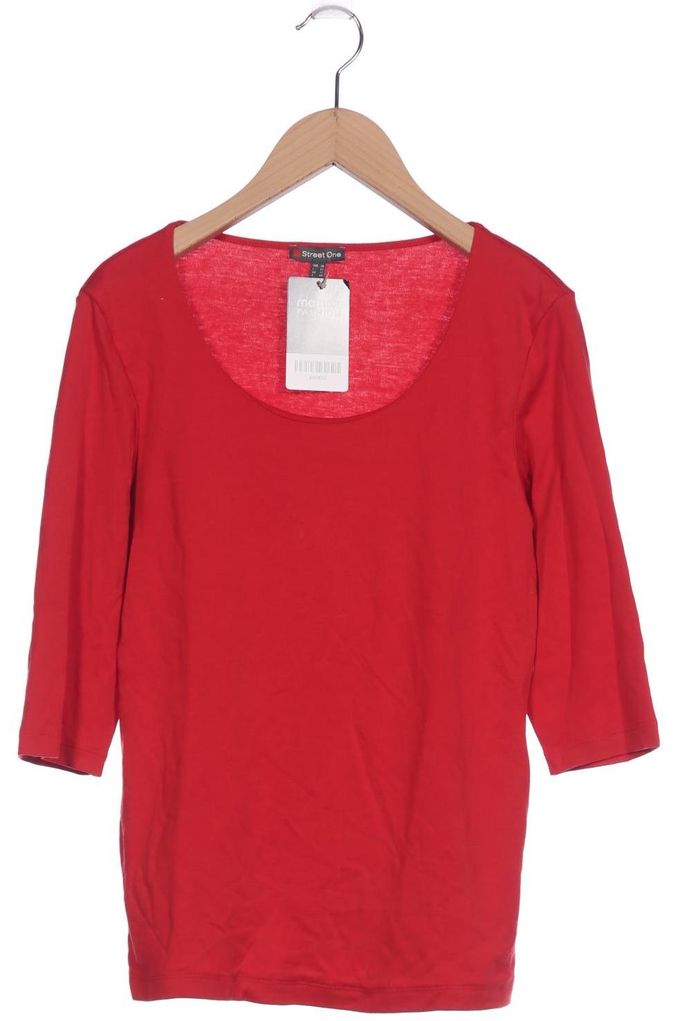 

Street One Damen Langarmshirt, rot, Gr. 38