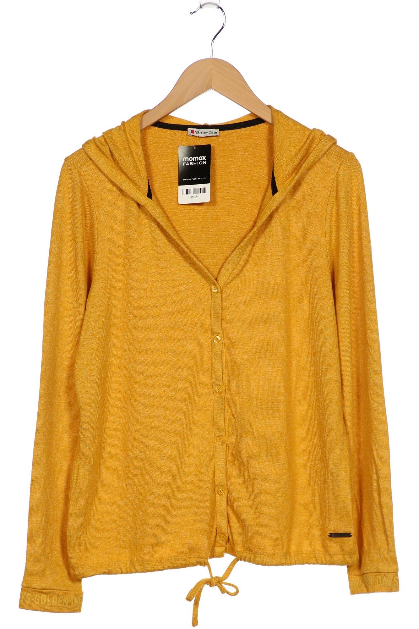 

Street One Damen Strickjacke, gelb, Gr. 44