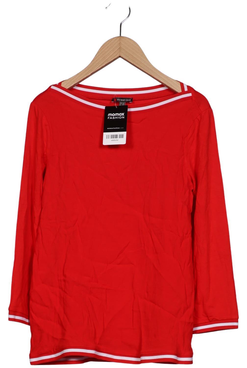 

Street One Damen Langarmshirt, rot, Gr. 36
