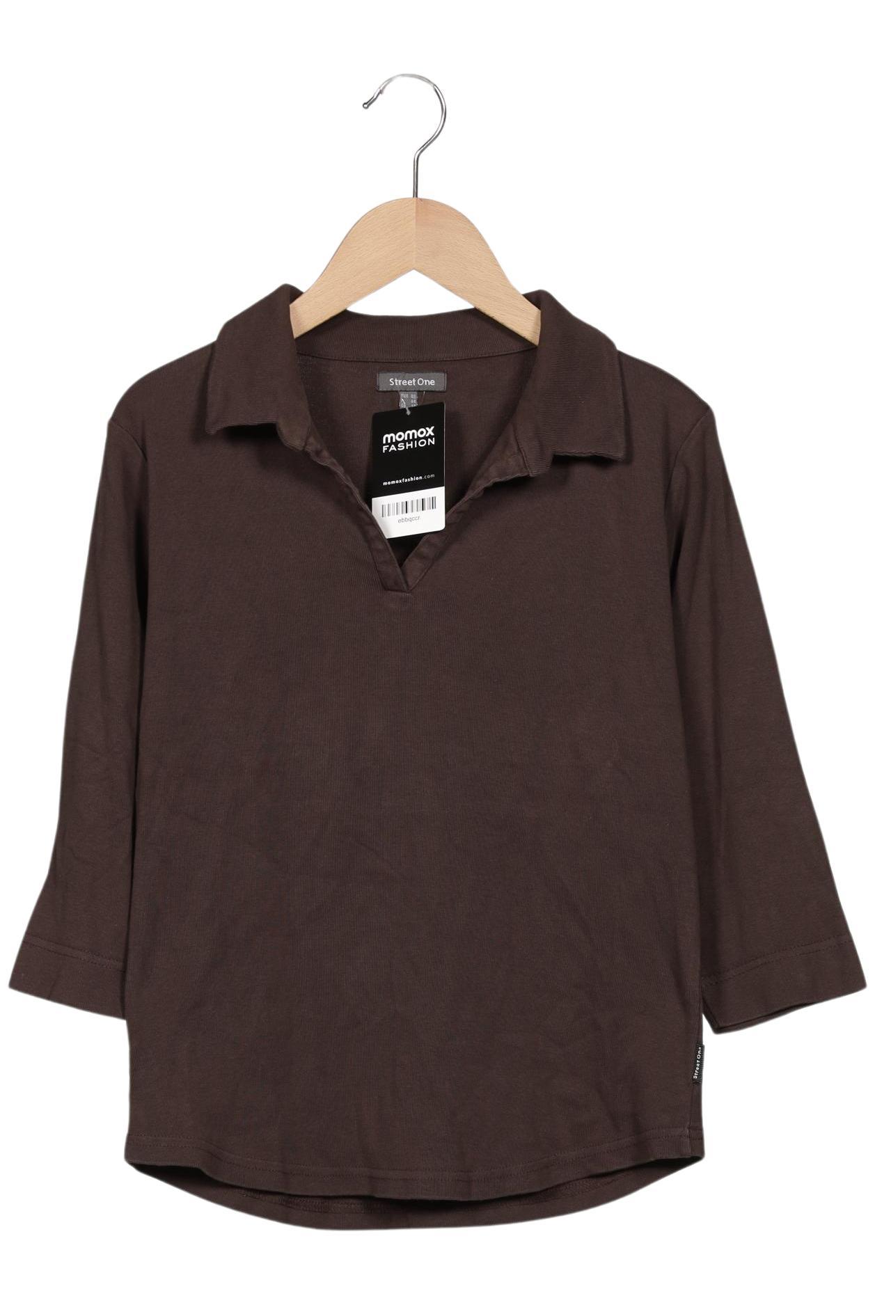 

Street One Damen Poloshirt, braun, Gr. 40