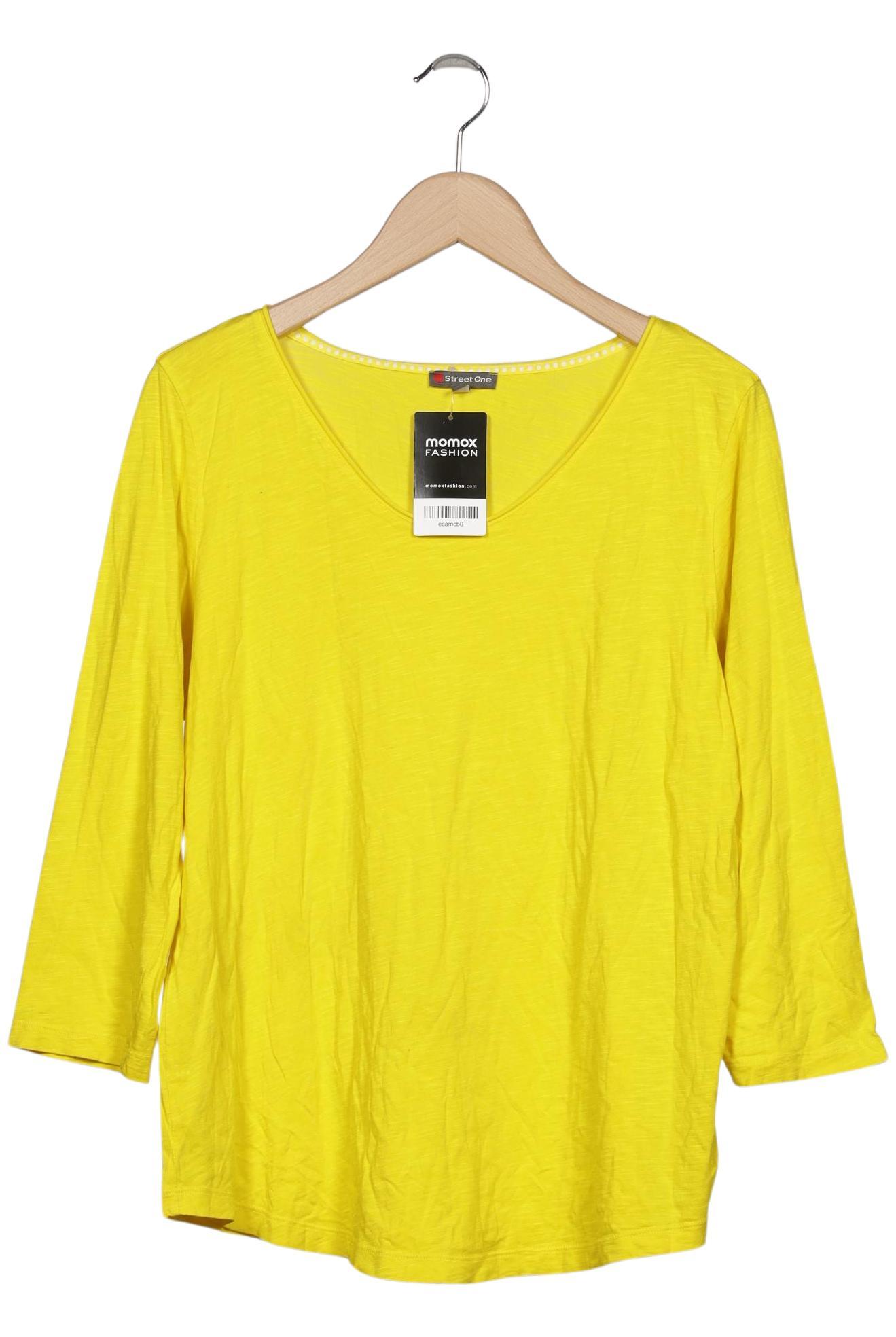 

Street One Damen Langarmshirt, gelb, Gr. 42