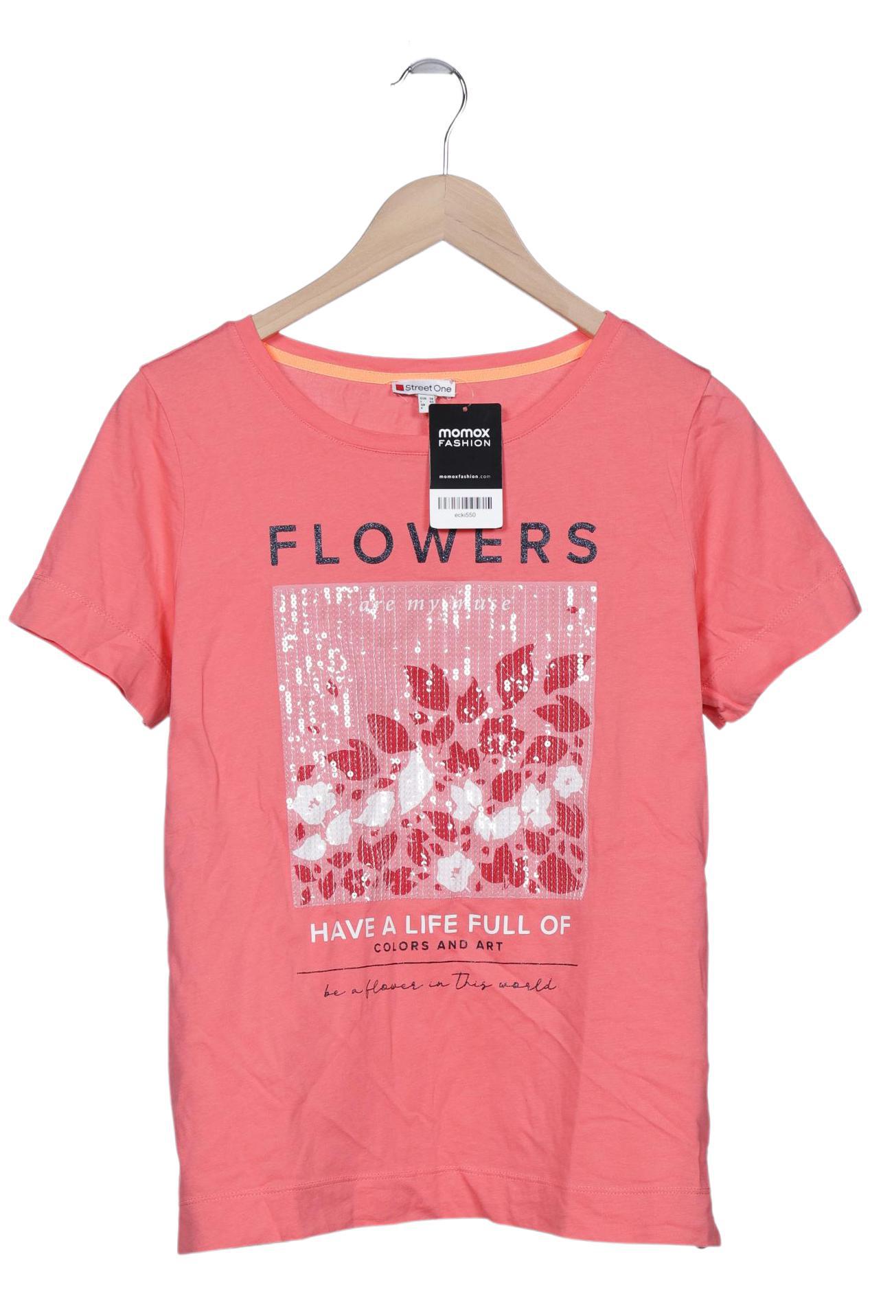 

Street One Damen T-Shirt, pink, Gr. 38