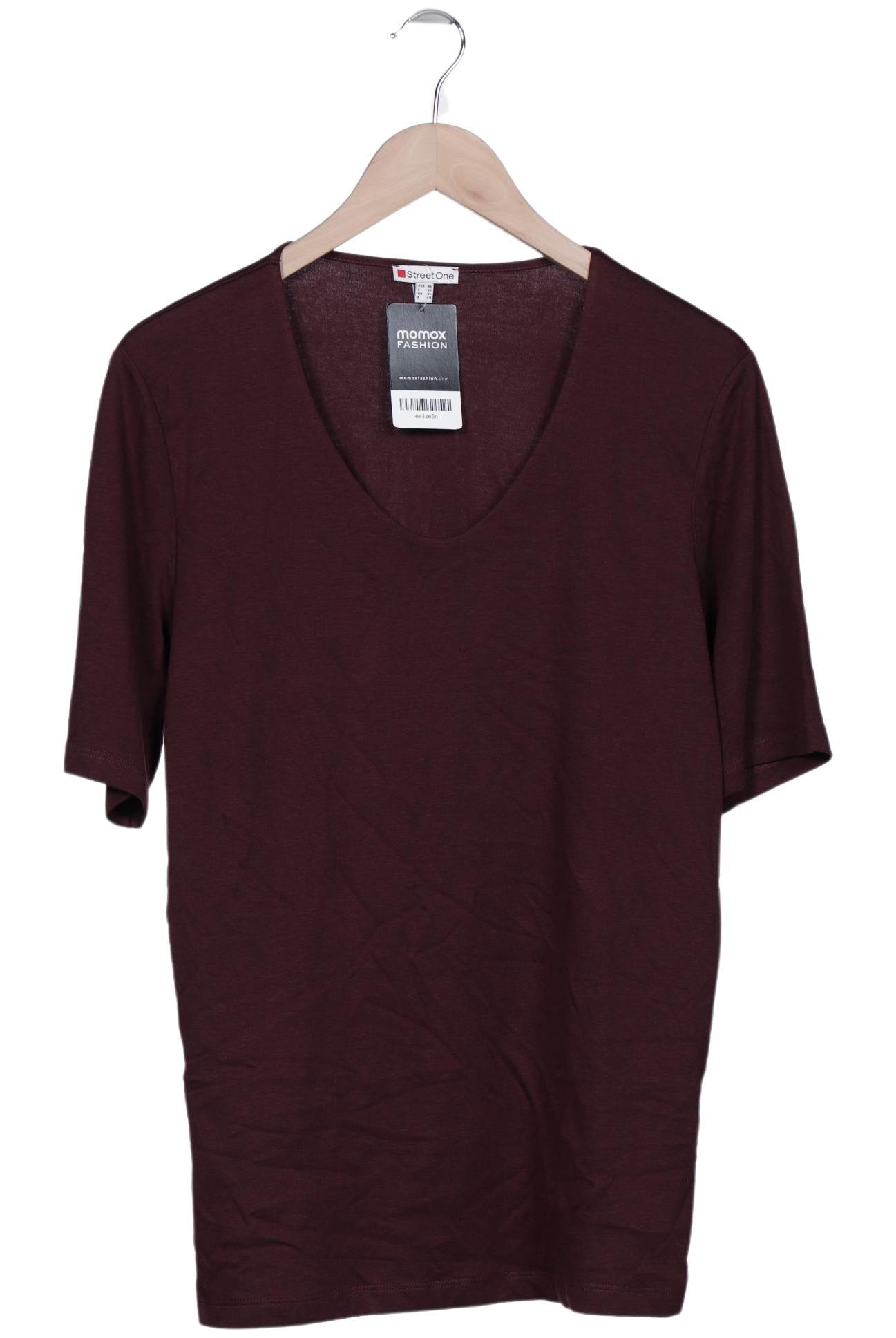 

Street One Damen T-Shirt, bordeaux, Gr. 46