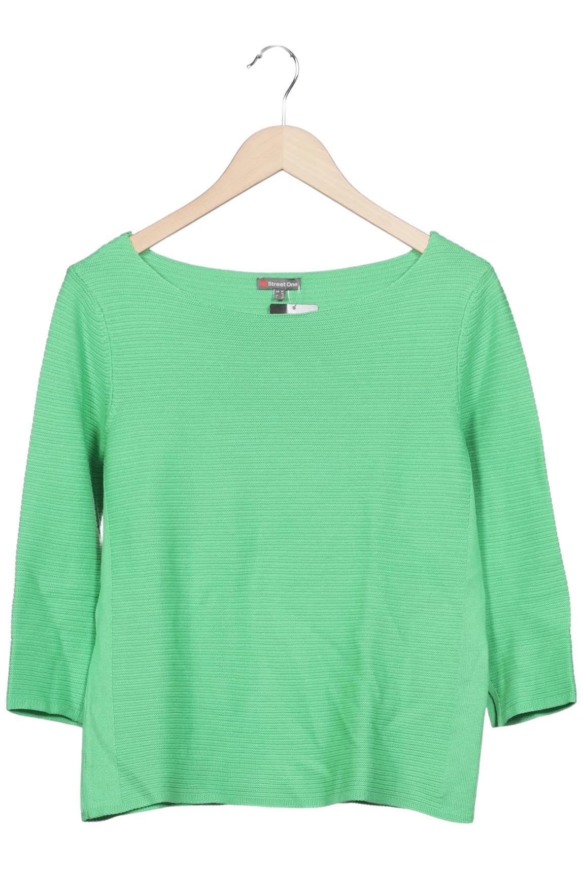 

Street One Damen Pullover, grün, Gr. 34