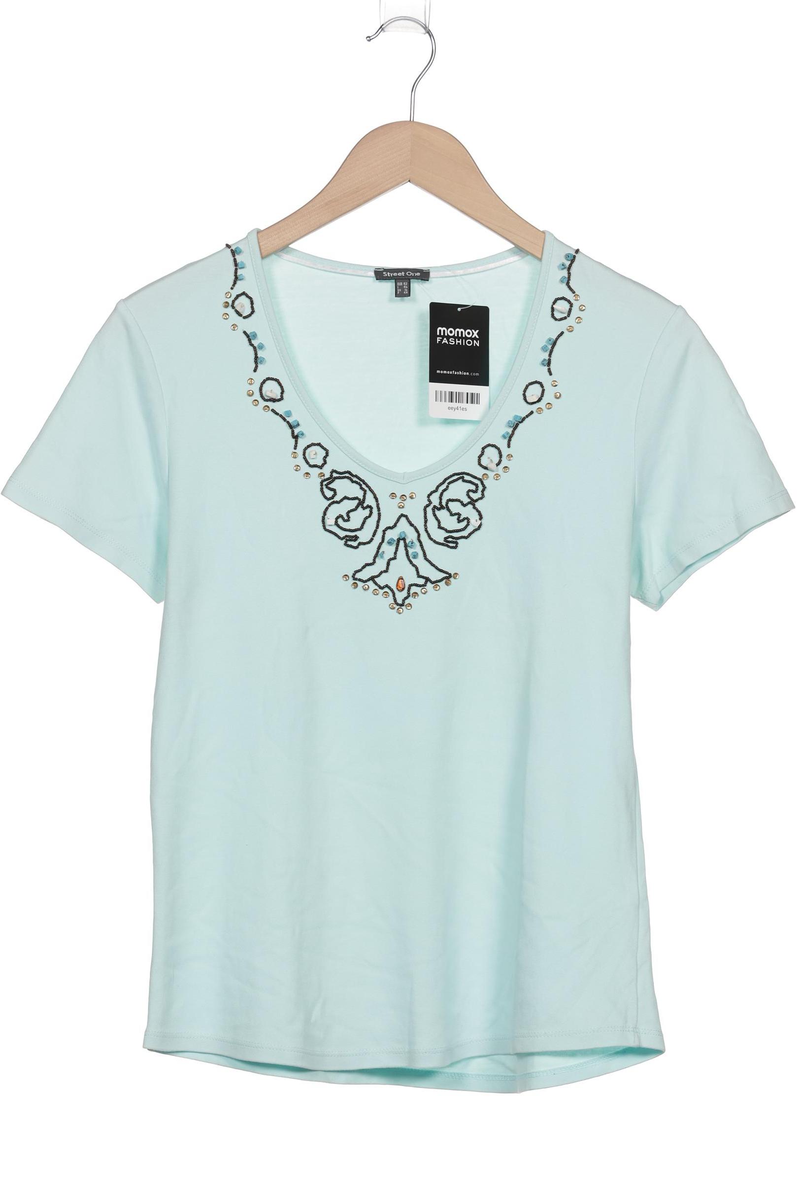 

Street One Damen T-Shirt, türkis, Gr. 42