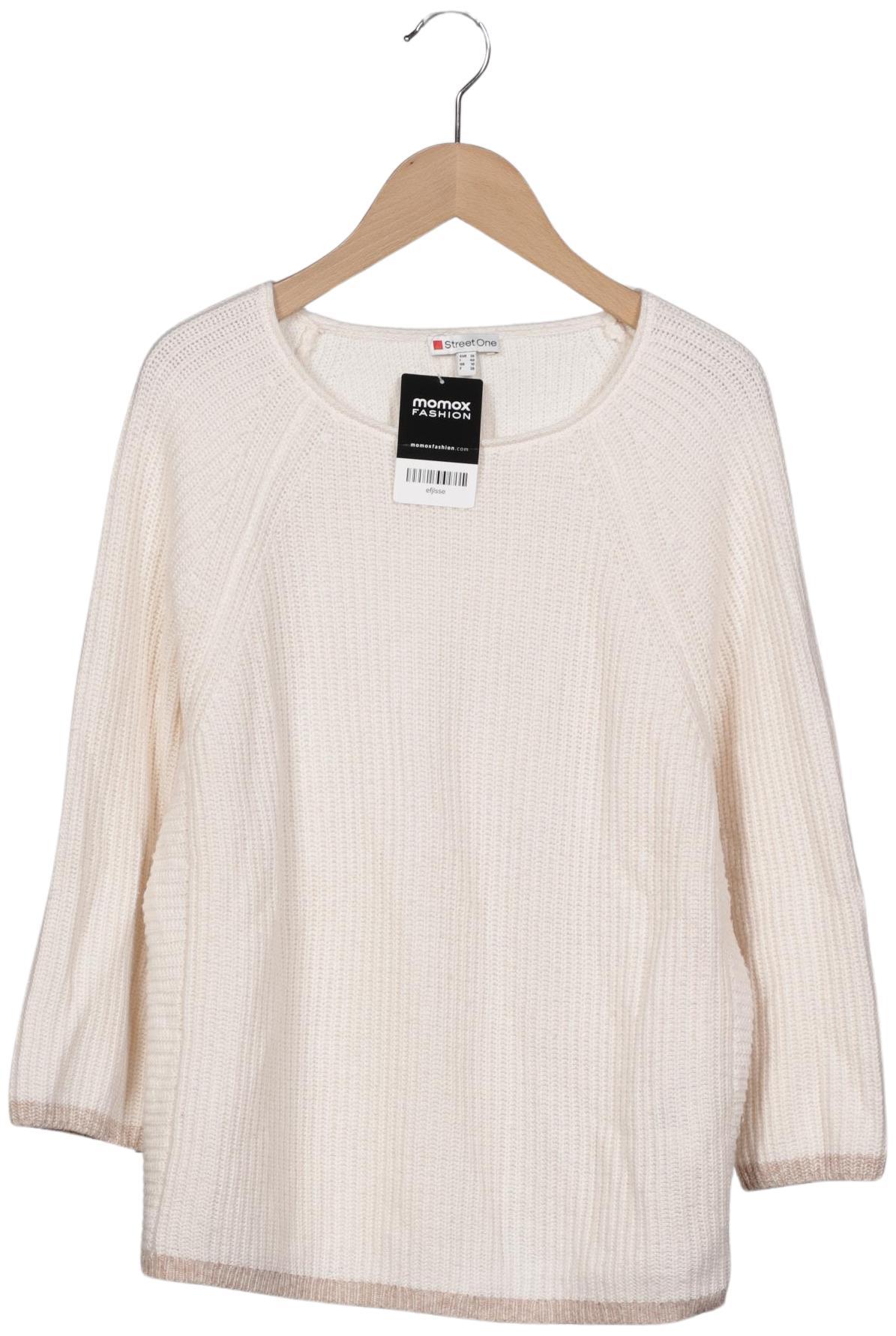 

Street One Damen Pullover, cremeweiß, Gr. 36