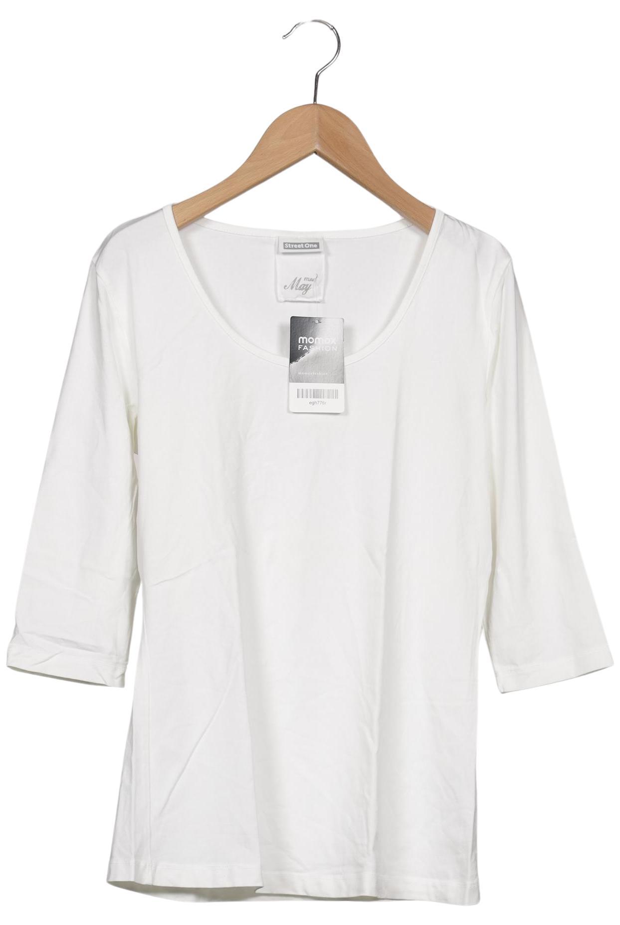 

Street One Damen Langarmshirt, weiß, Gr. 40