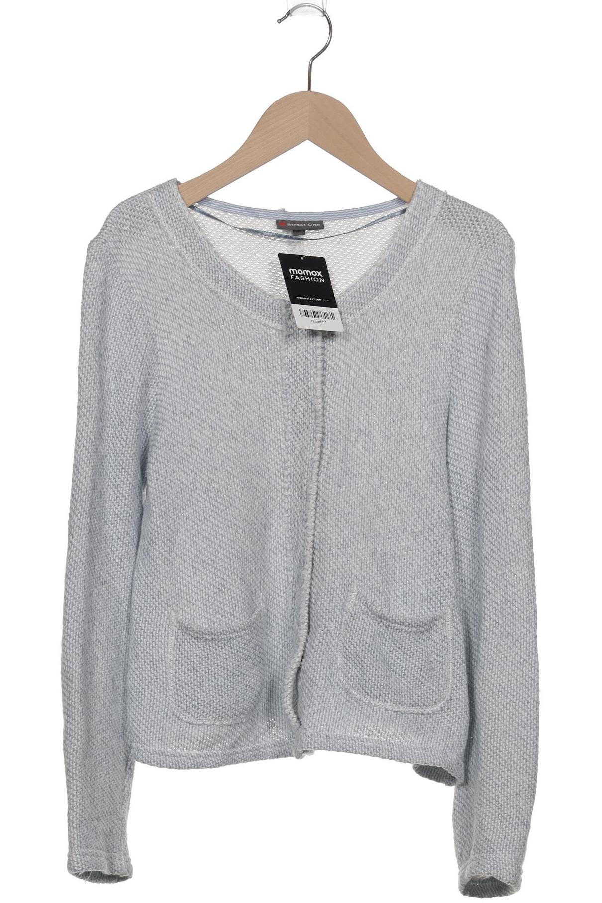 

Street One Damen Strickjacke, hellblau, Gr. 38