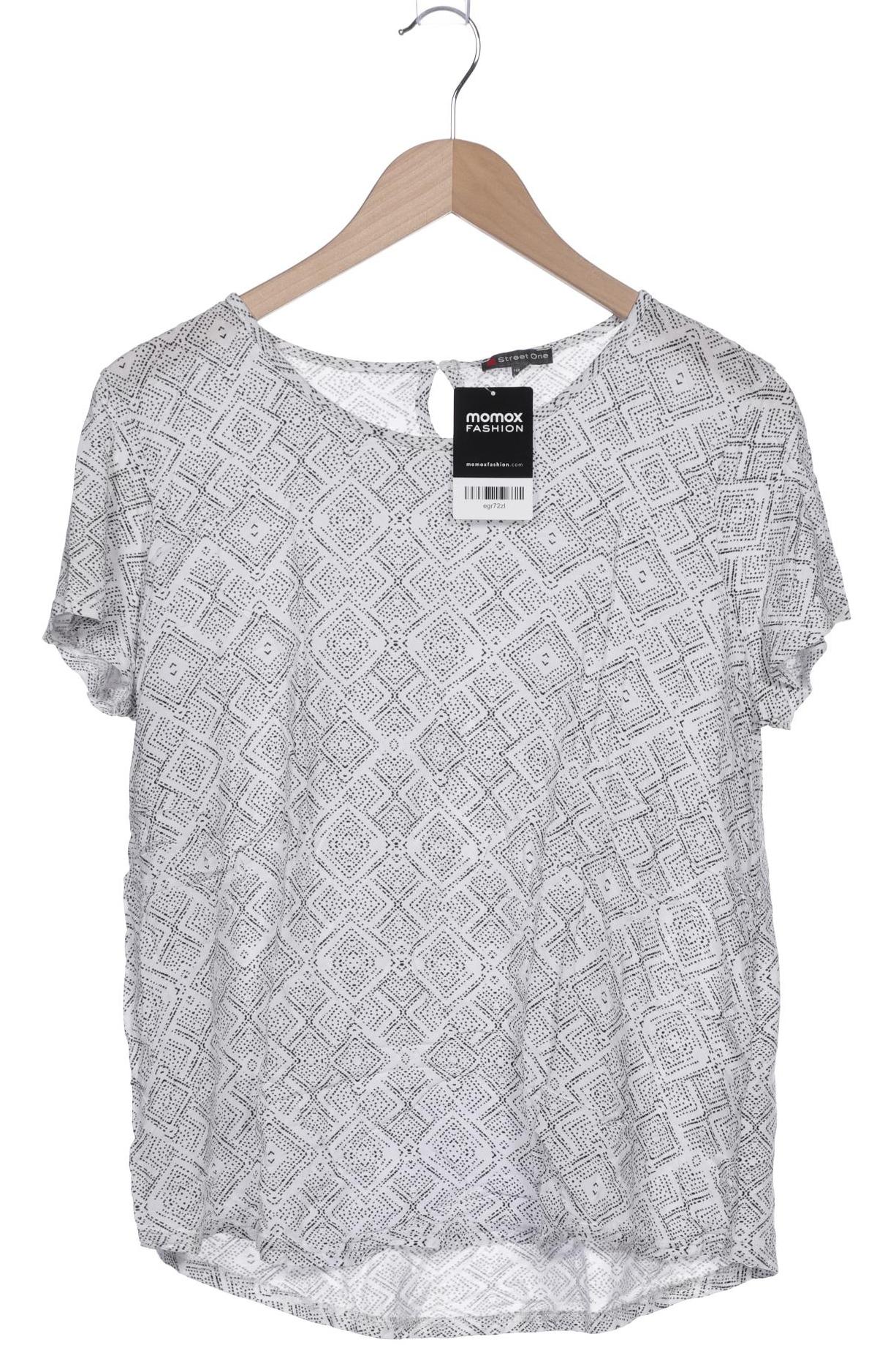 

Street One Damen T-Shirt, weiß, Gr. 38