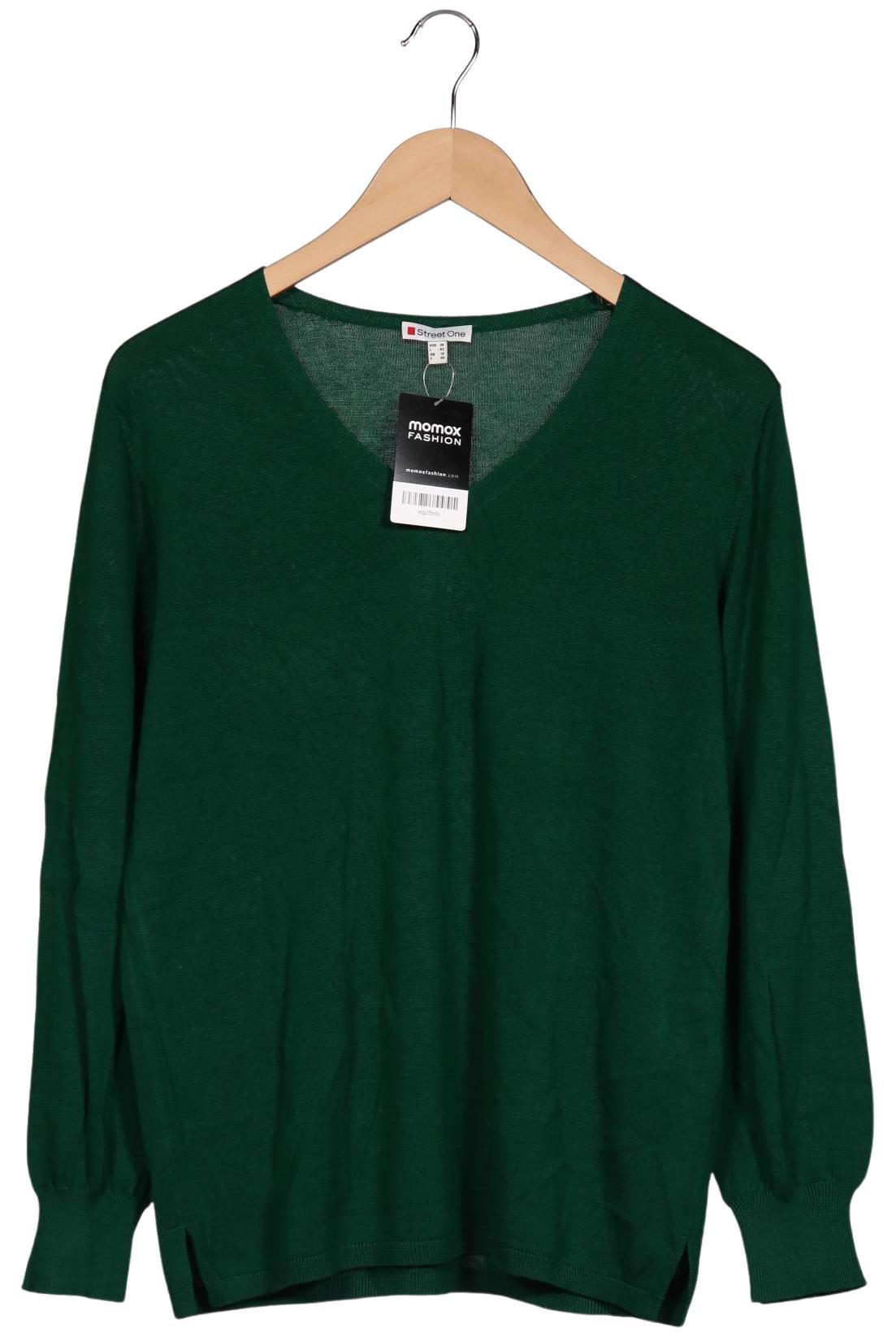 

Street One Damen Pullover, grün, Gr. 38
